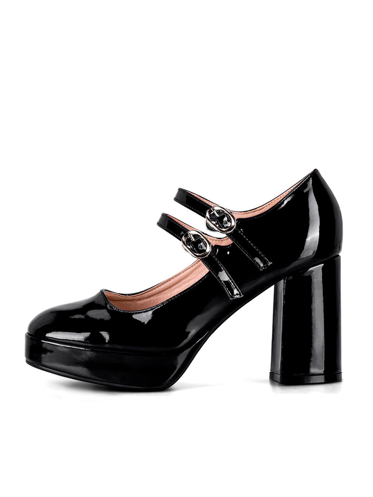 Zapato Taco Negro Casual YOU201 Weide-5