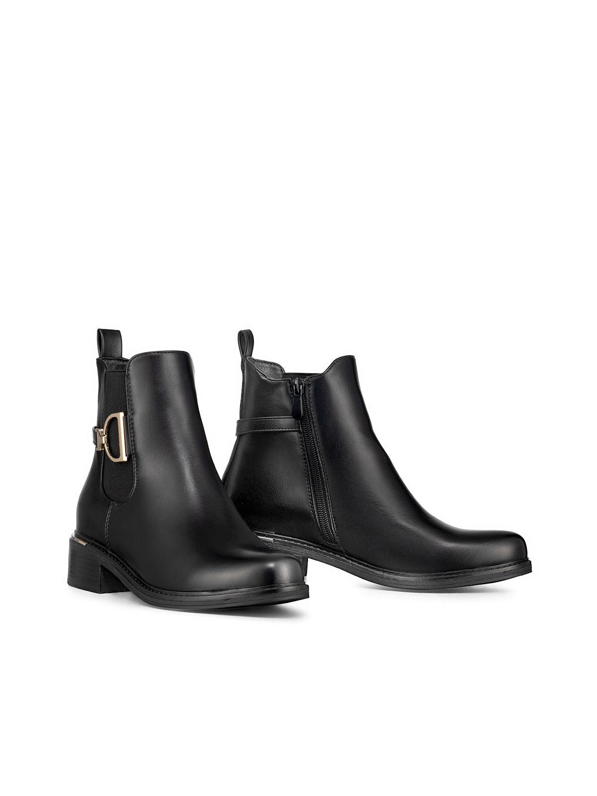 Botin Casual Mujer Eco Cuero Vintage Elegante Weide QBM18-4