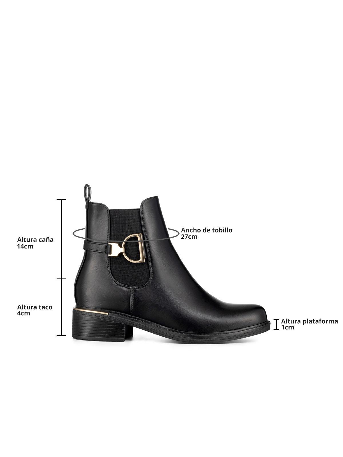 Botin Casual Mujer Eco Cuero Vintage Elegante Weide QBM18-5