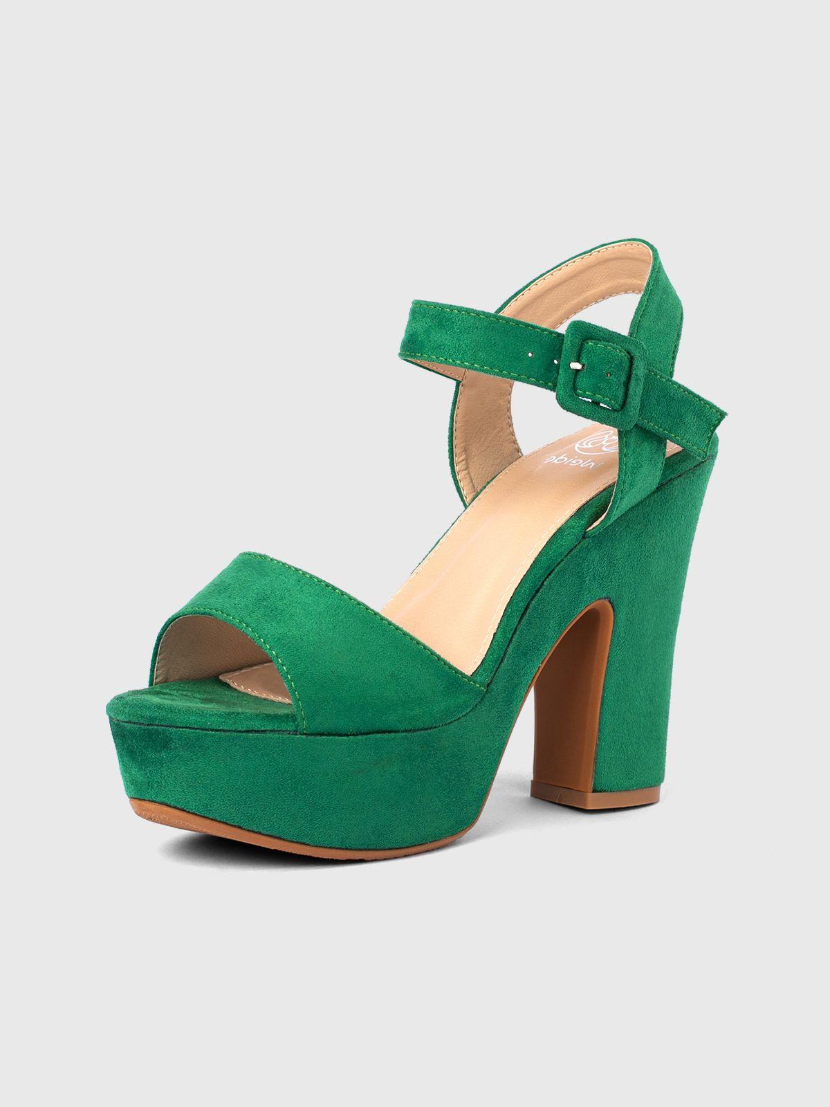 Sandalia Taco Verde Fiesta YOU556-21 Weide-0