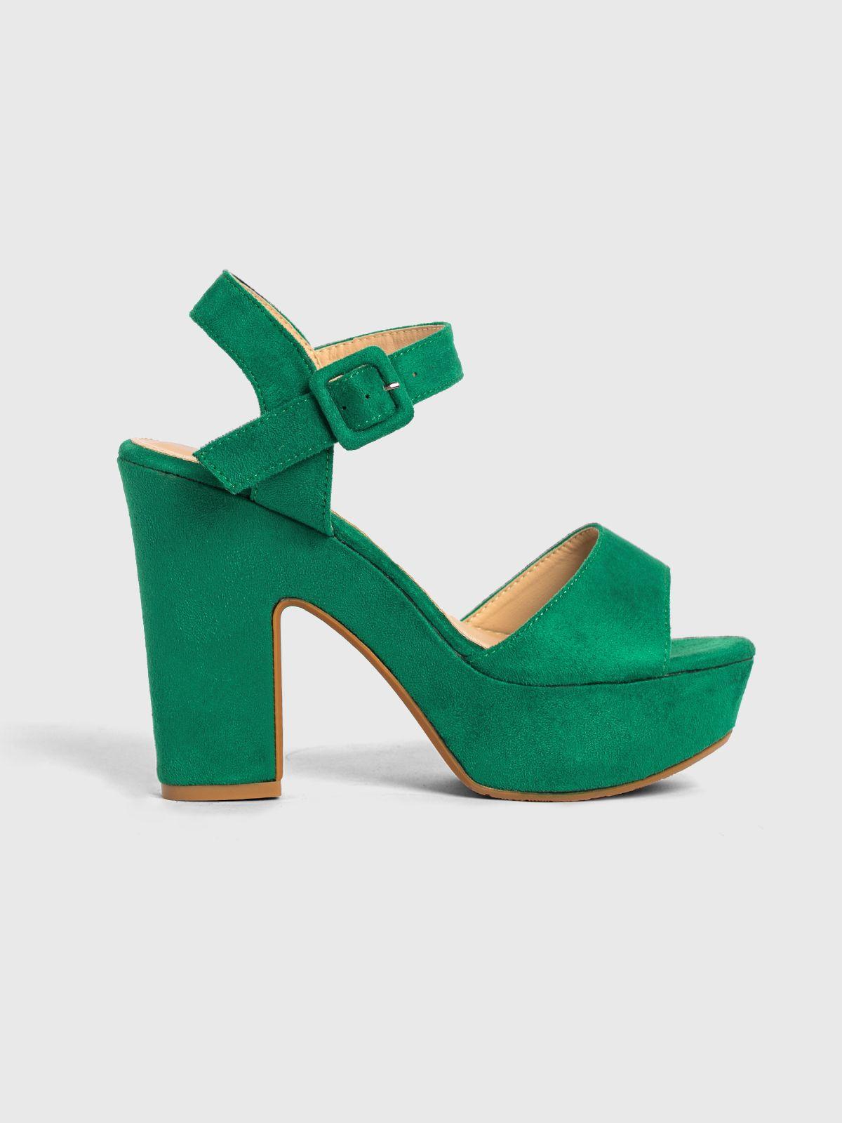 Sandalia Taco Verde Fiesta YOU556-21 Weide-2