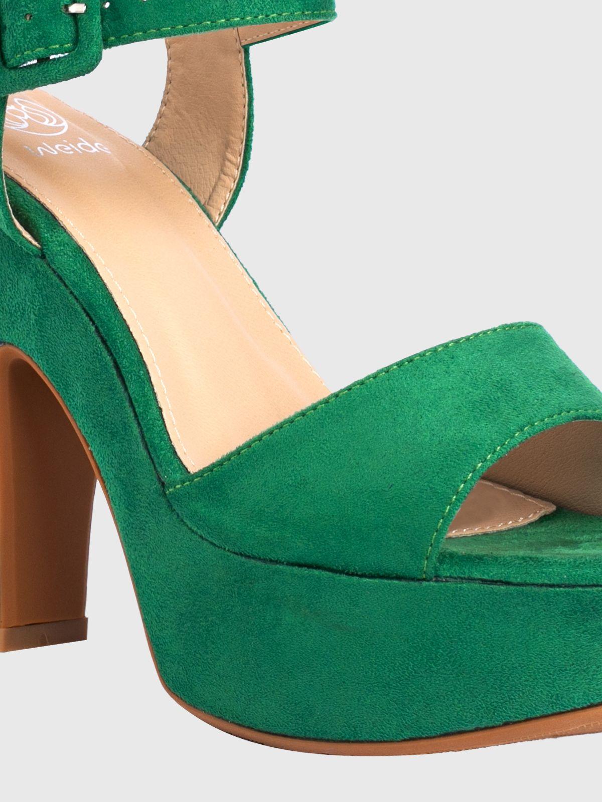 Sandalia Taco Verde Fiesta YOU556-21 Weide-5