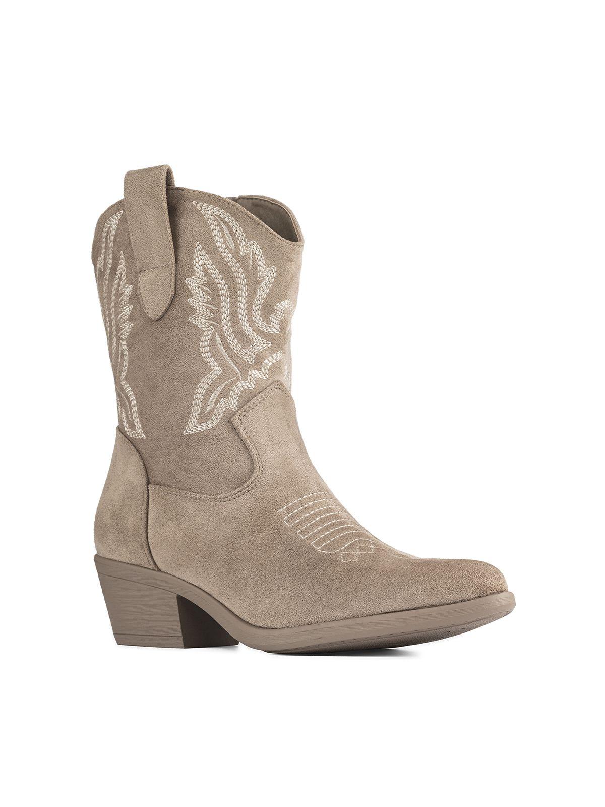 Bota Taco Mujer Estilo Vaquero Weide CZY650-6