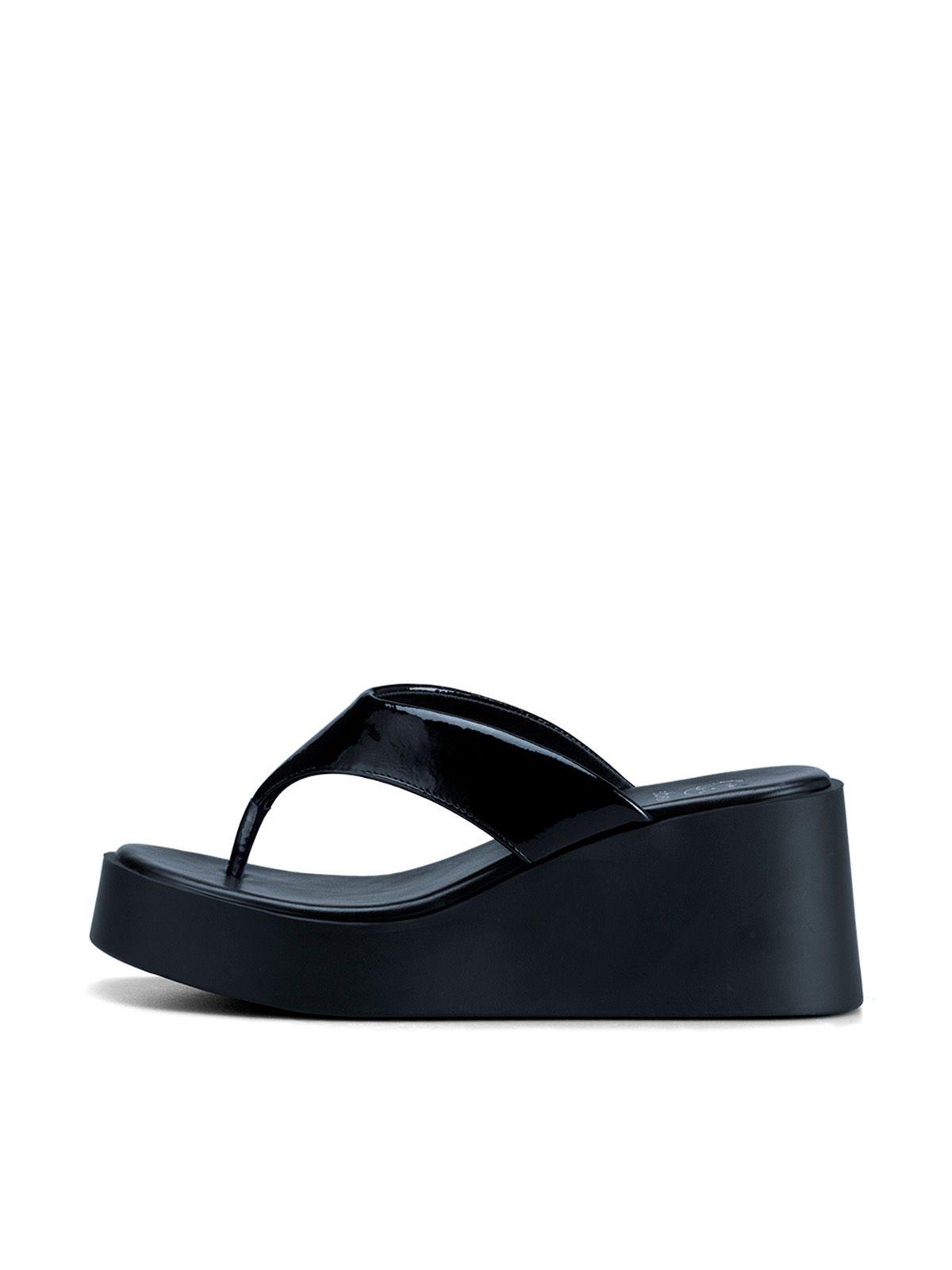 Sandalia Plataforma Negro Casual QIU329 Weide-1
