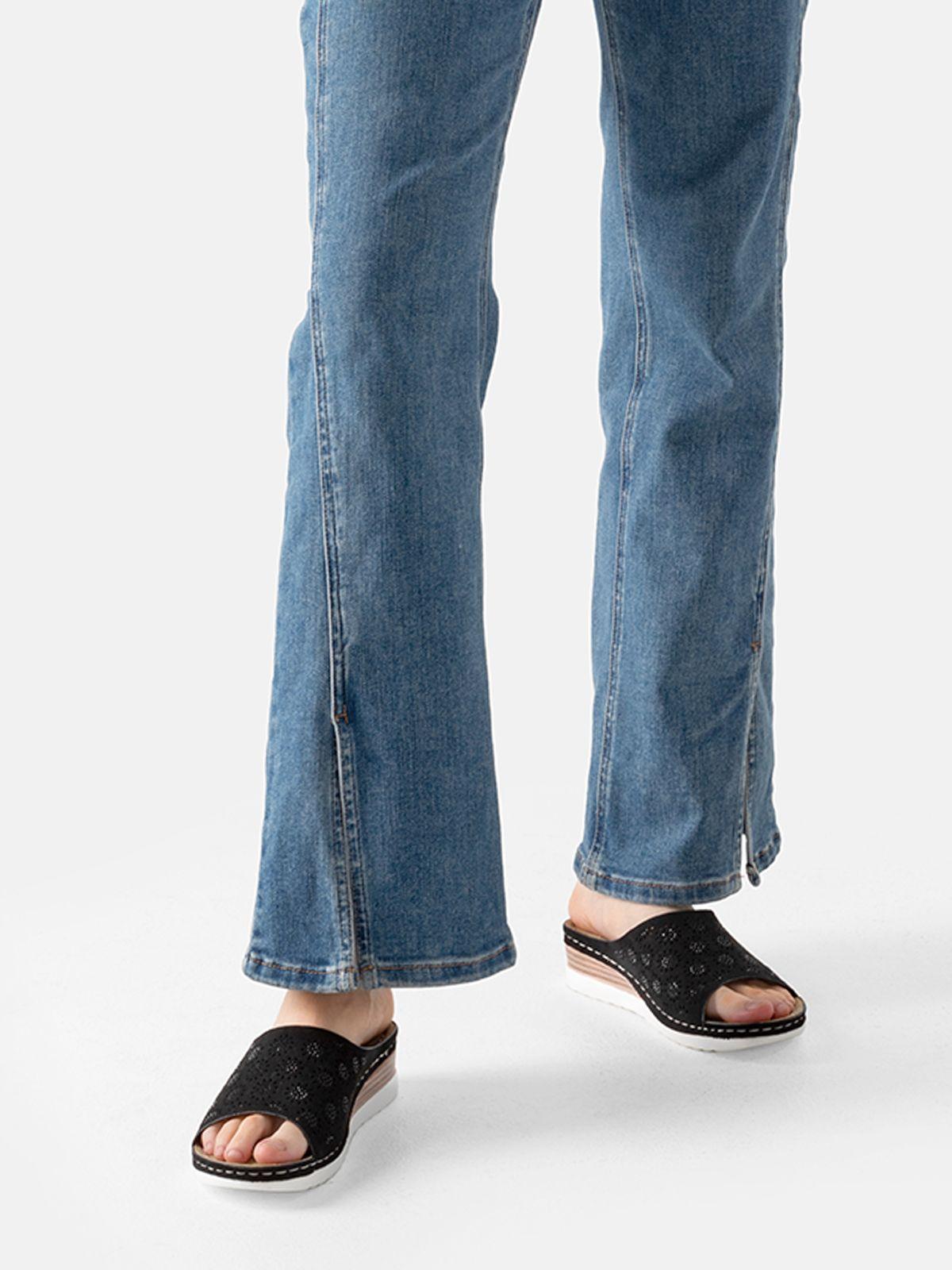 Sandalias Chalas Casual Confort Mujer Taco Cuña Weide QIU365-1