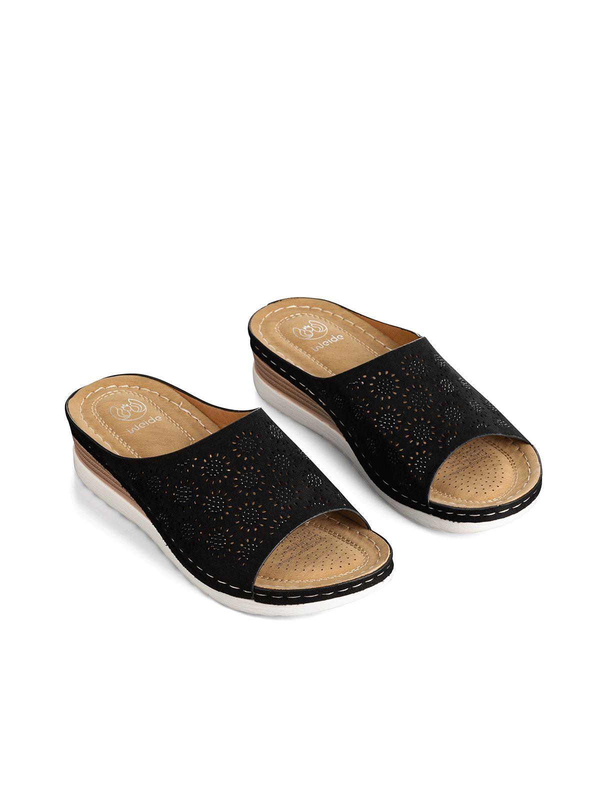 Sandalias Chalas Casual Confort Mujer Taco Cuña Weide QIU365-5