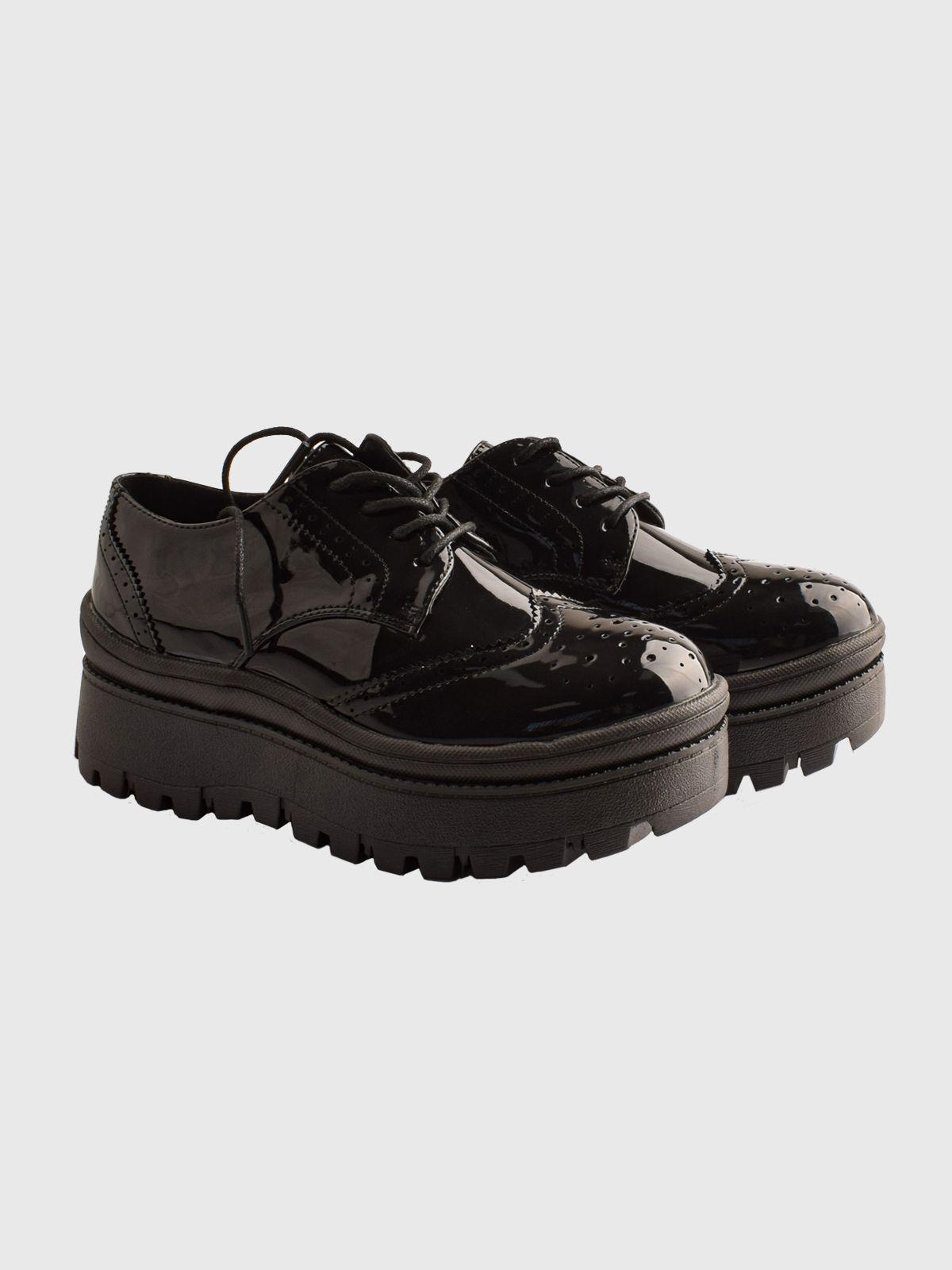 Zapato Penny Negro Weide-2