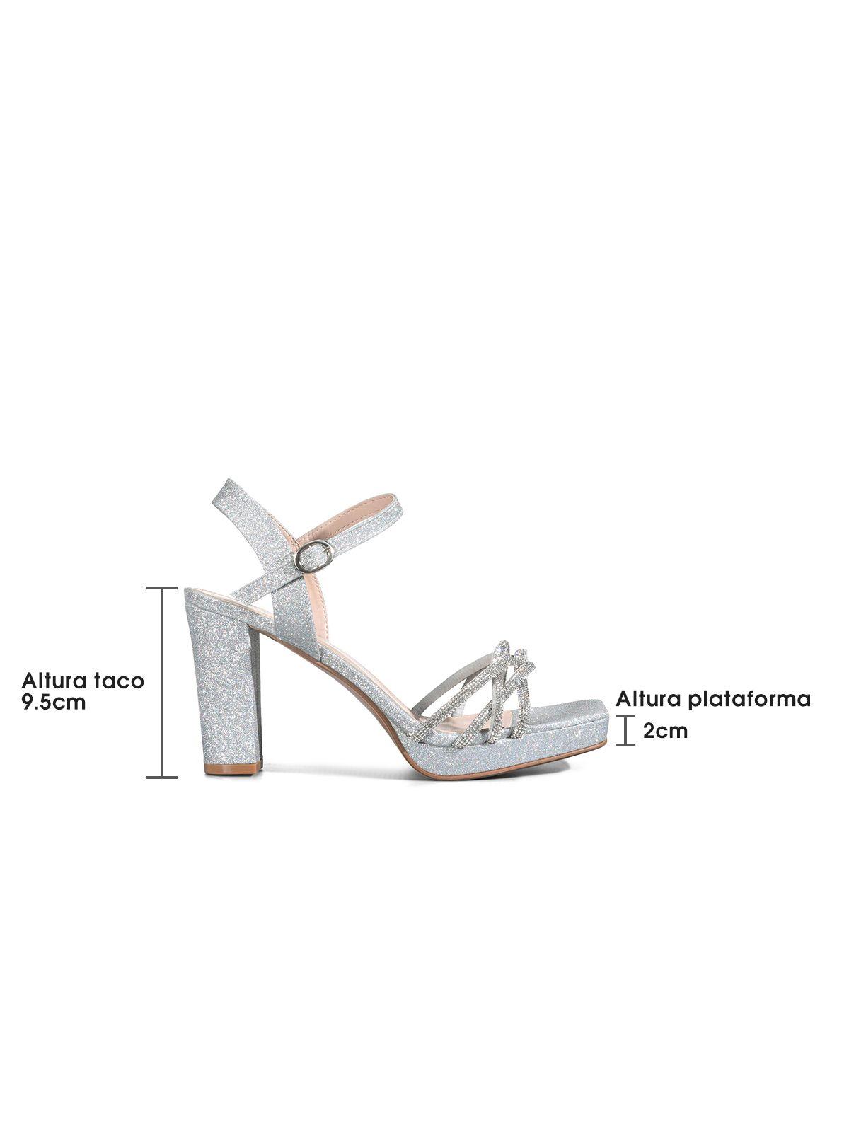 Sandalia Fiesta Glitter Elegante Mujer Weide YOU236-4