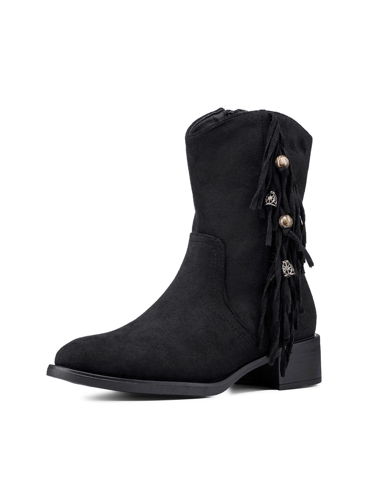 Botín Taco Mujer Casual PU Textil Weide DH91-0