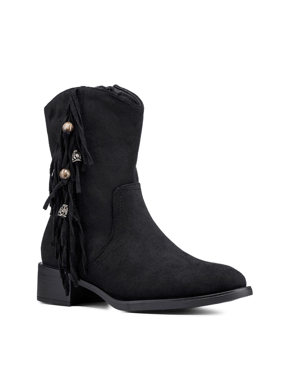 Botín Taco Mujer Casual PU Textil Weide DH91-5