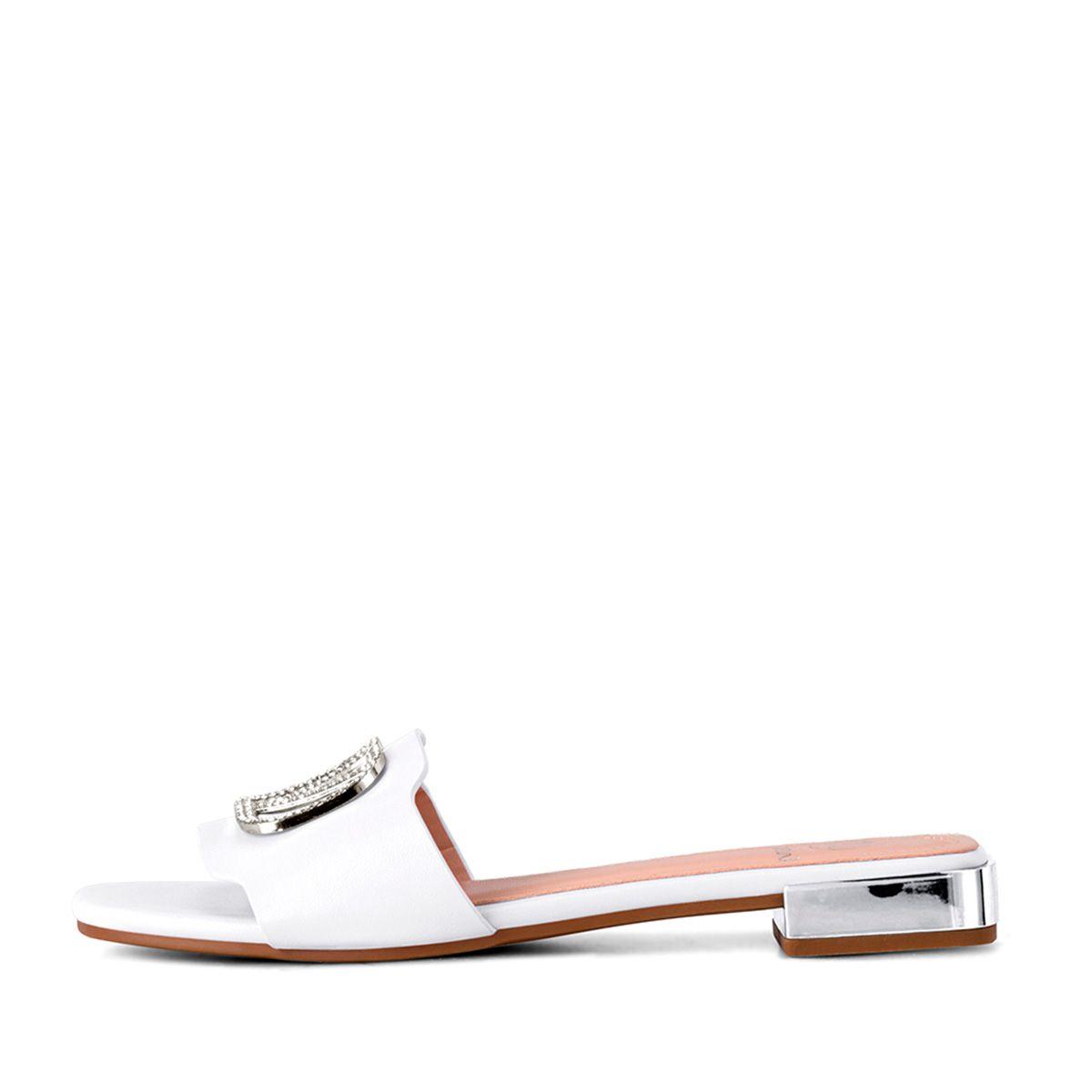 Sandalia Taco Blanco Casual QIU305 Weide-1