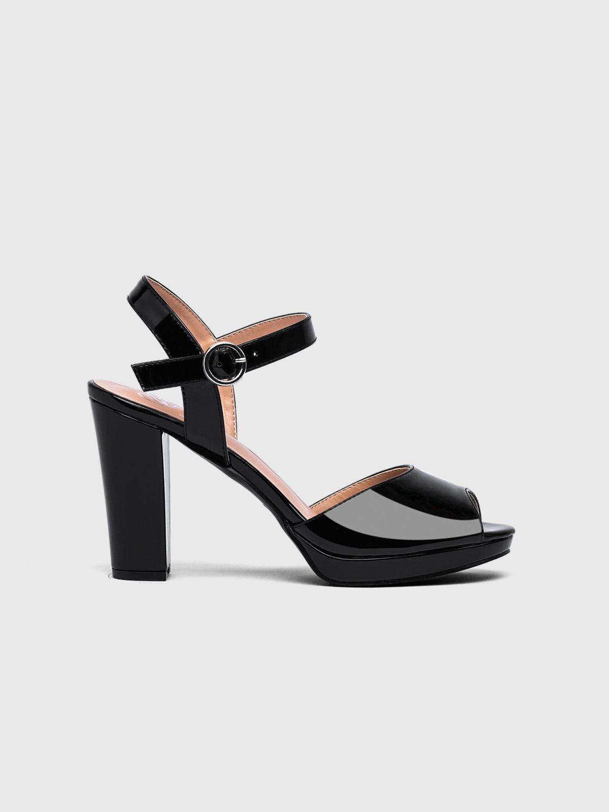 Sandalia Taco Negro Fiesta YOU198 Weide-2