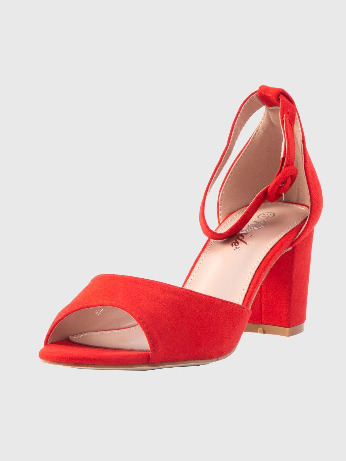 Sandalia Bethany Rojo Weide-0