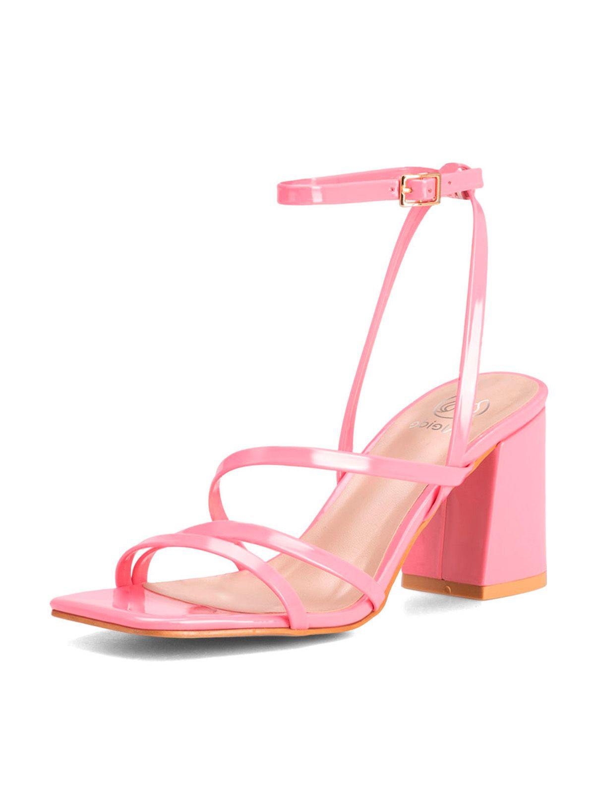 Sandalia Taco Rosado Fiesta QIU299 Weide-0