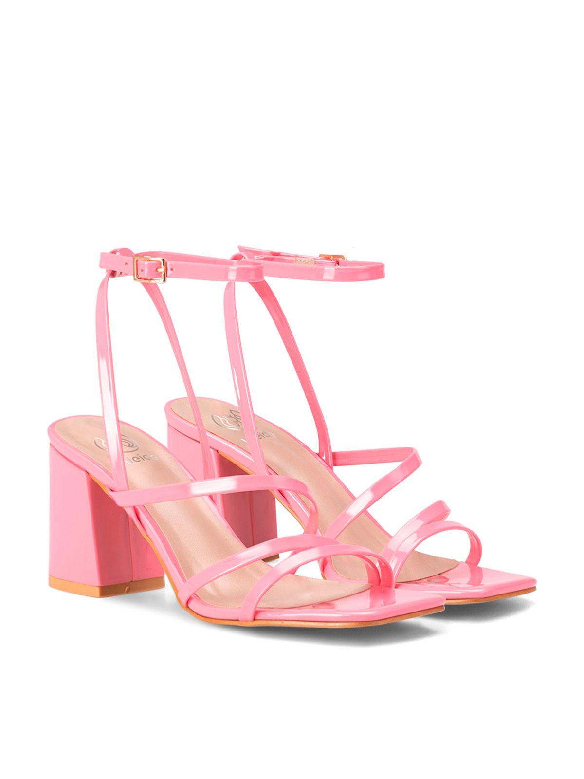 Sandalia Taco Rosado Fiesta QIU299 Weide-2
