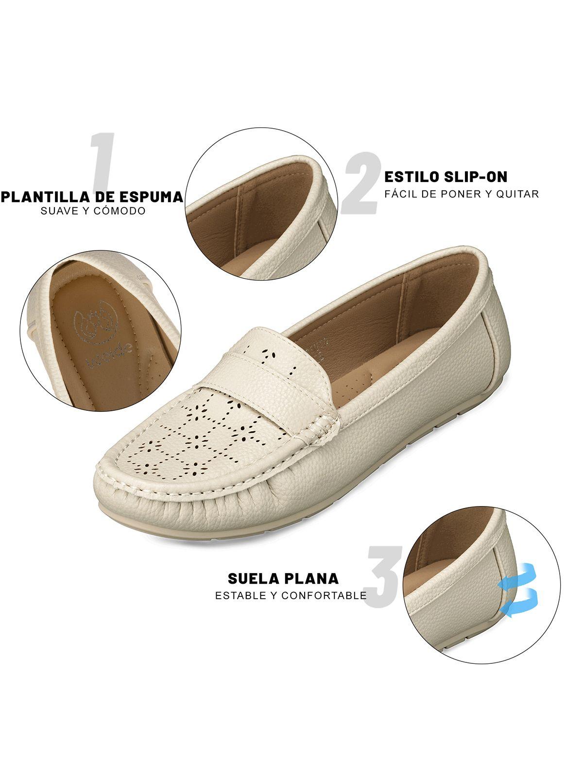 Mocasin Plano Confort Mujer Weide QIU380-8