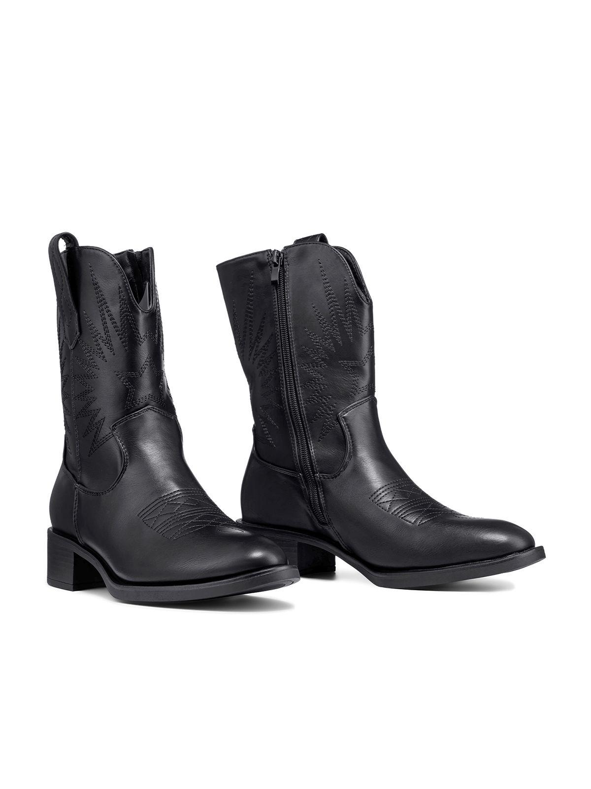 Bota Taco Mujer Casual PU Weide DH92-4