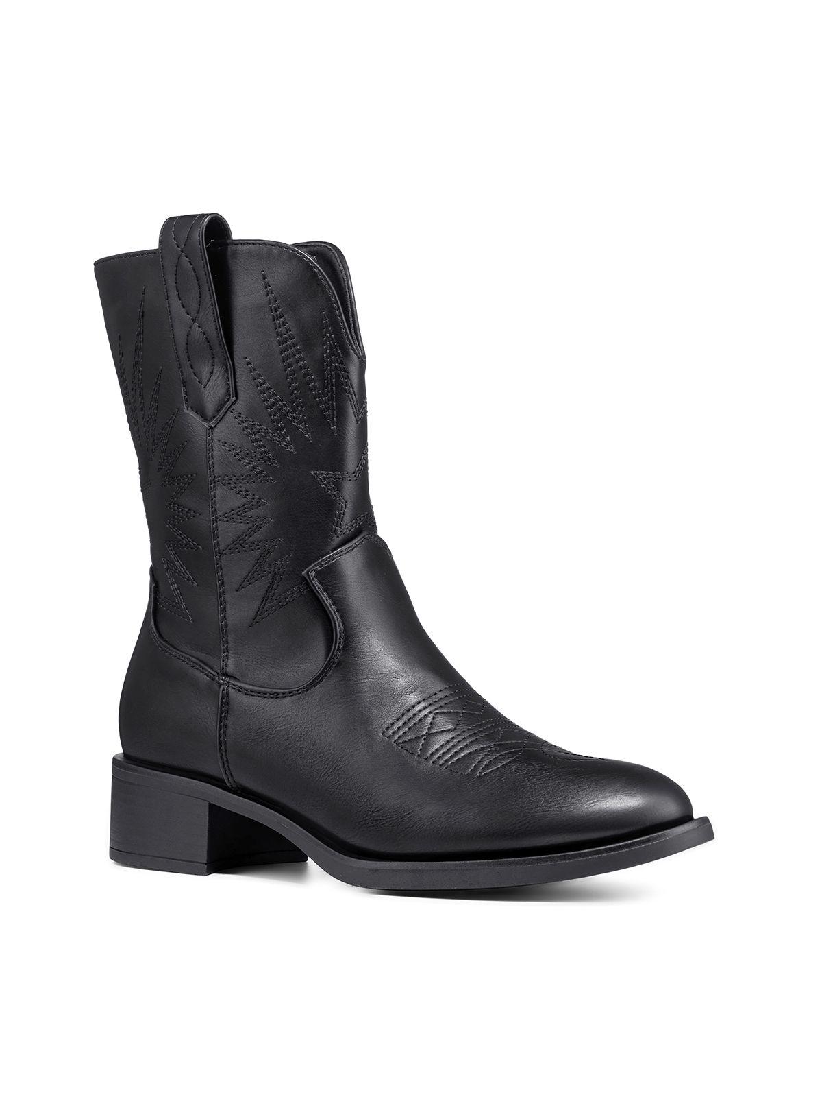 Bota Taco Mujer Casual PU Weide DH92-5