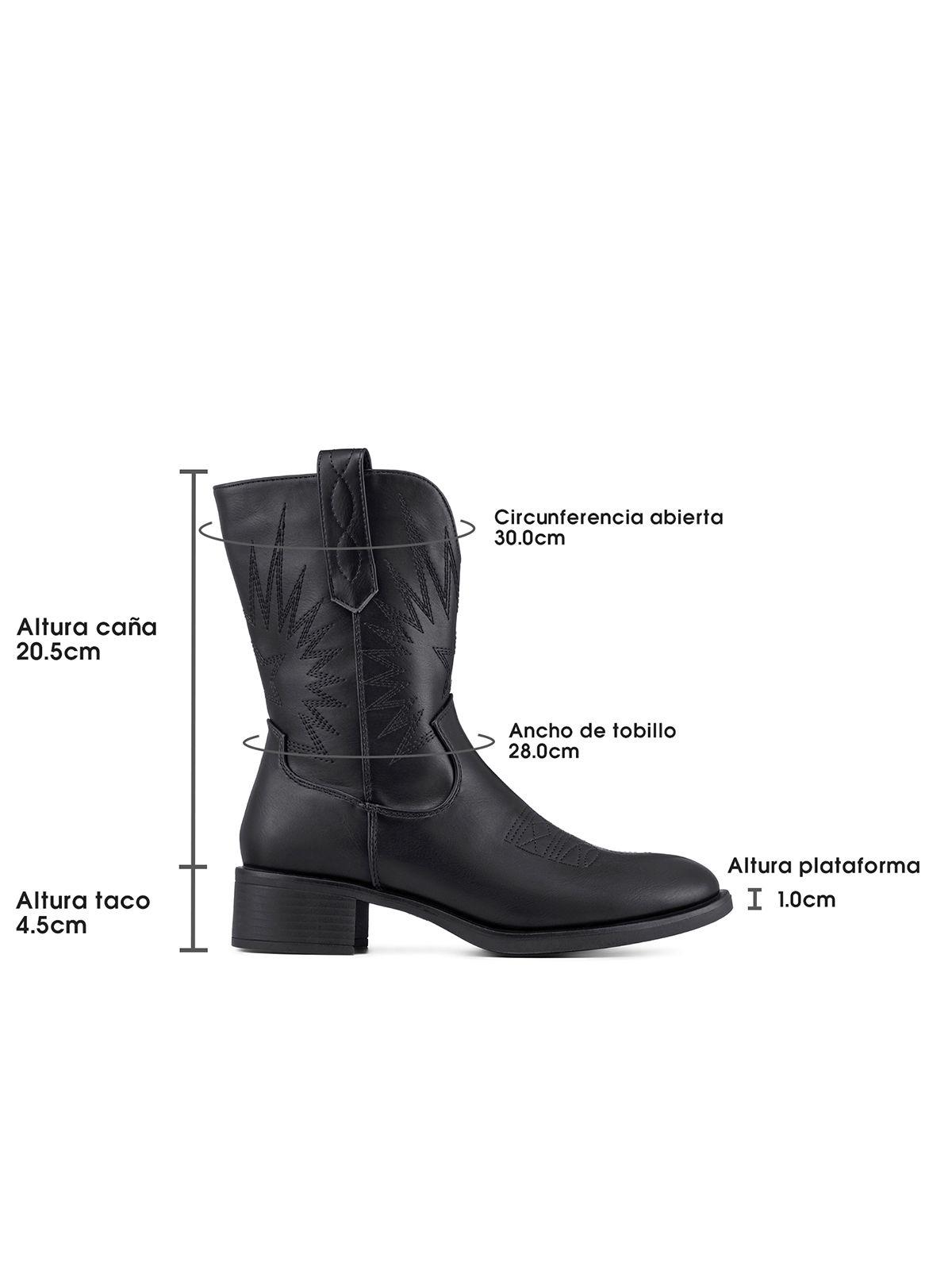 Bota Taco Mujer Casual PU Weide DH92-6