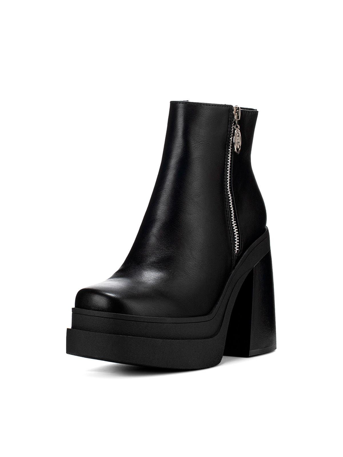 Botin Negro Casual Mujer Weide DH65-1