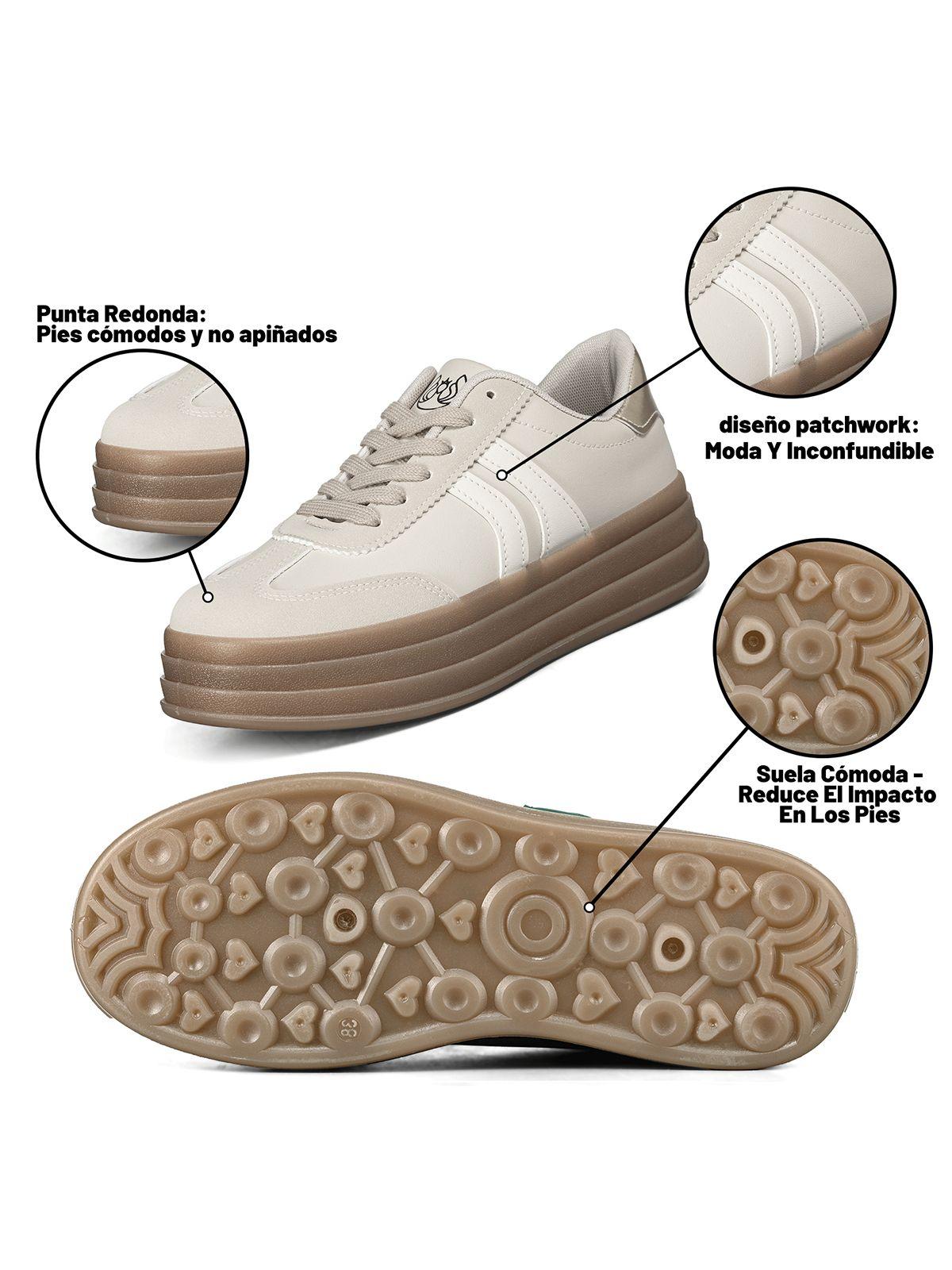Zapatilla Casual Deportiva Mujer Moda De Colores Weide SL20-7