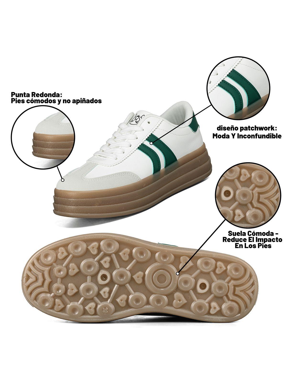 Zapatilla Casual Deportiva Mujer Moda De Colores Weide SL20-8