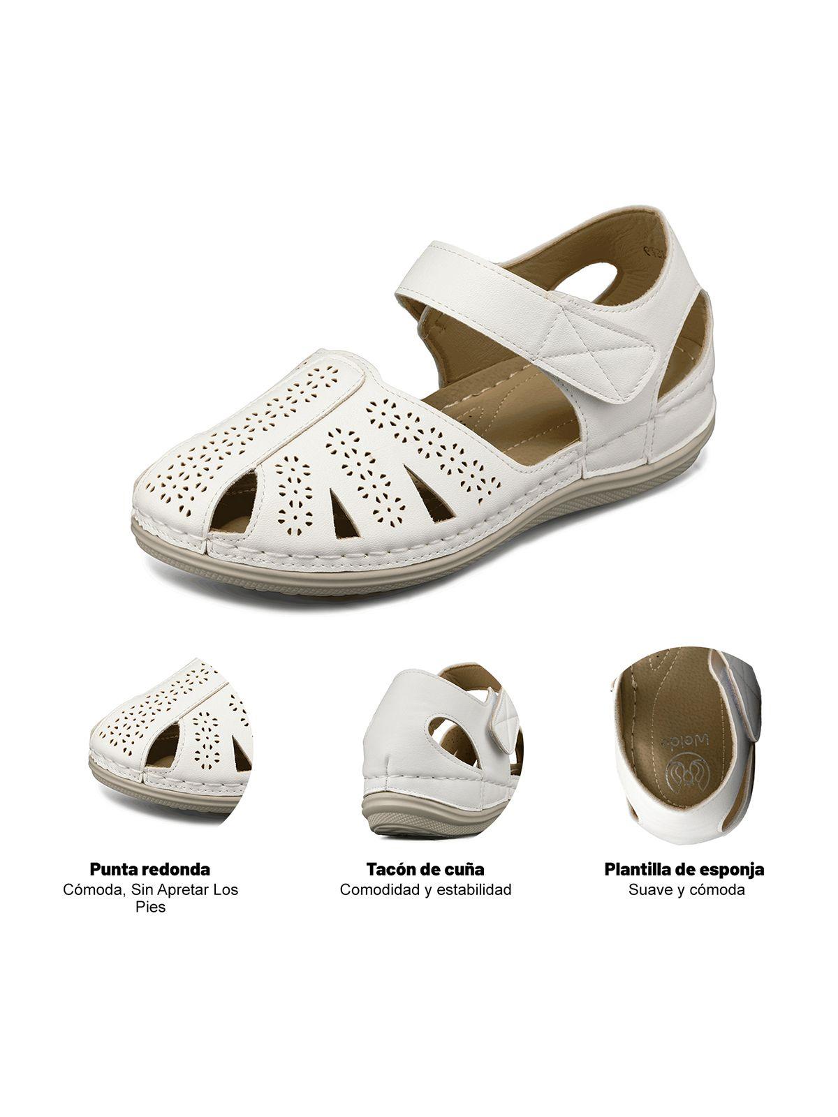 Sandalia Casual Vintage Velcro Soft Mujer Weide JS79-4