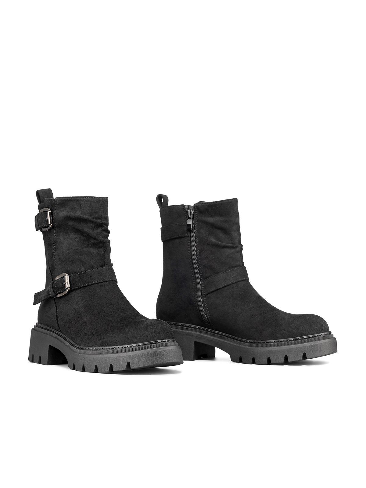 Botín Taco Mujer Casual PU Textil Weide CZY652-5