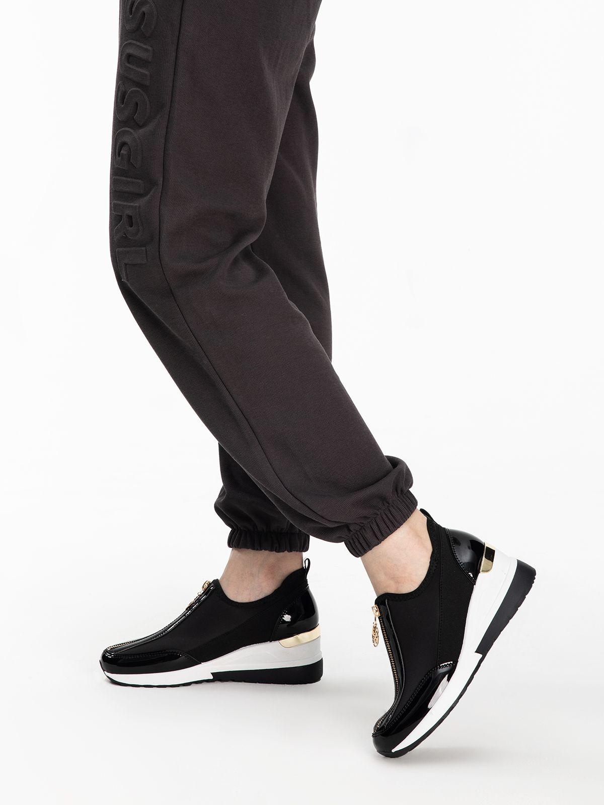 Zapatilla Mujer Diana Negro Weide-1