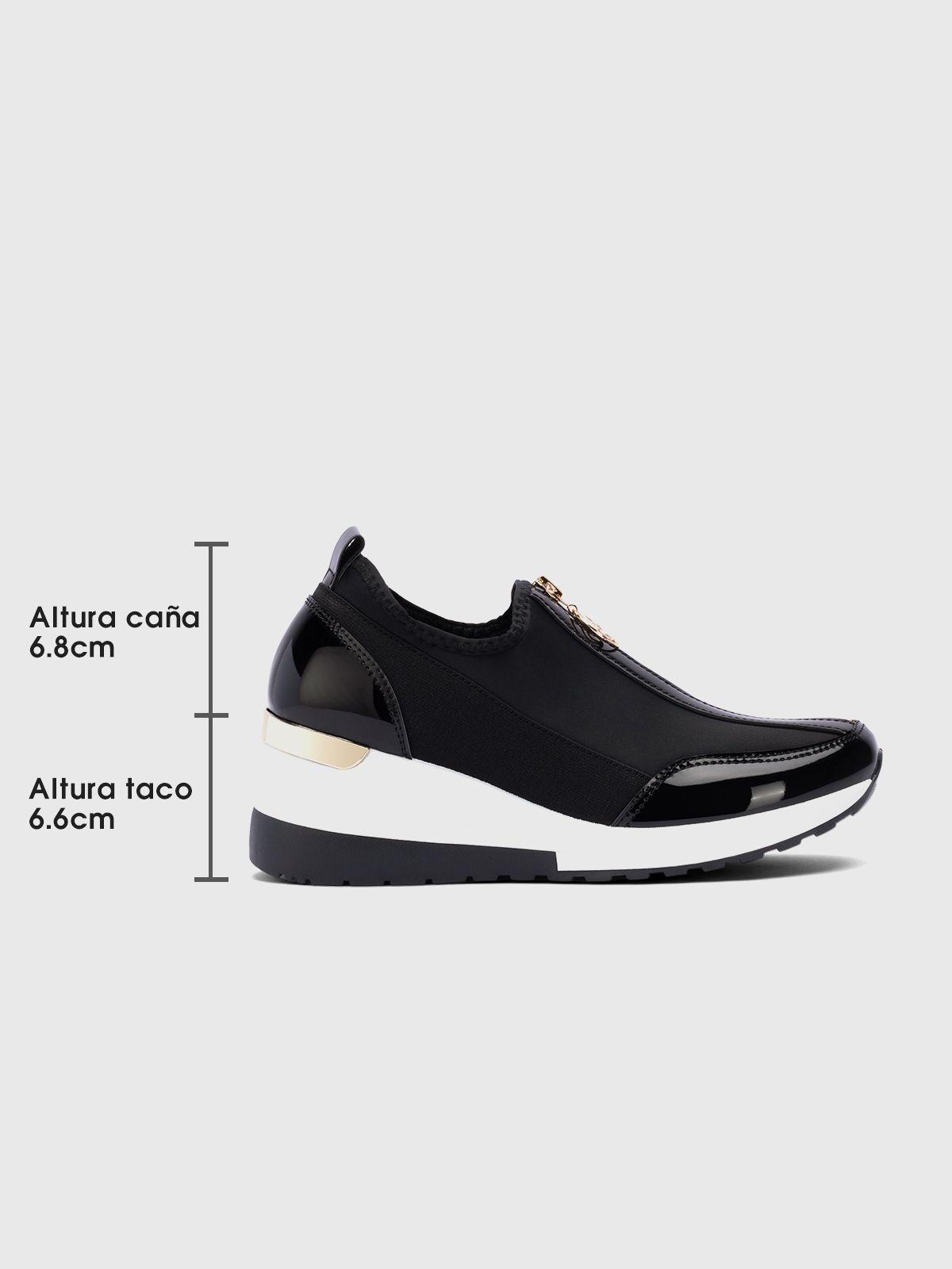 Zapatilla Mujer Diana Negro Weide-5