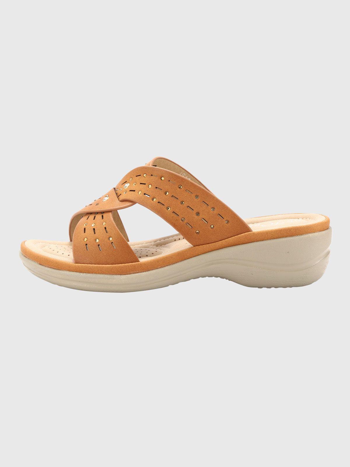 Sandalia Gwendolyn Camel Weide-1