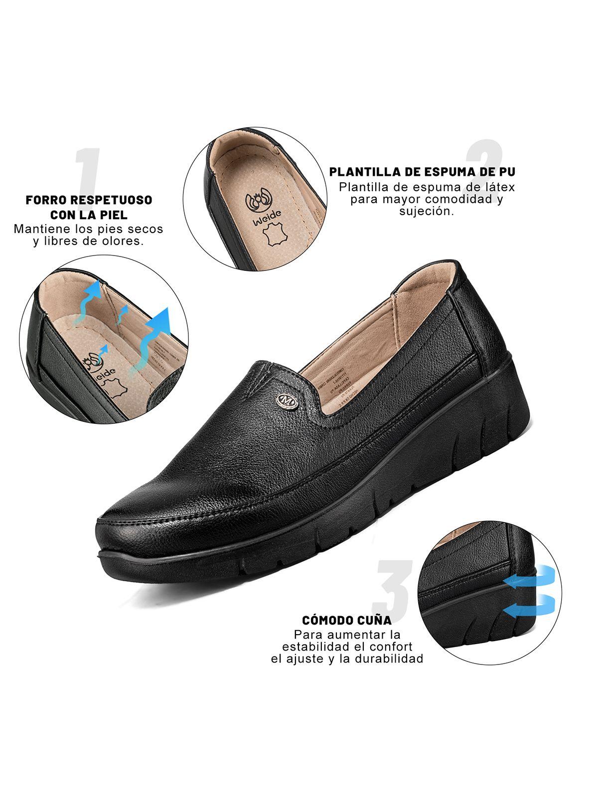 Mocasin Casual Mujer Eco Cuero Vintage Comodo Weide JML11-7