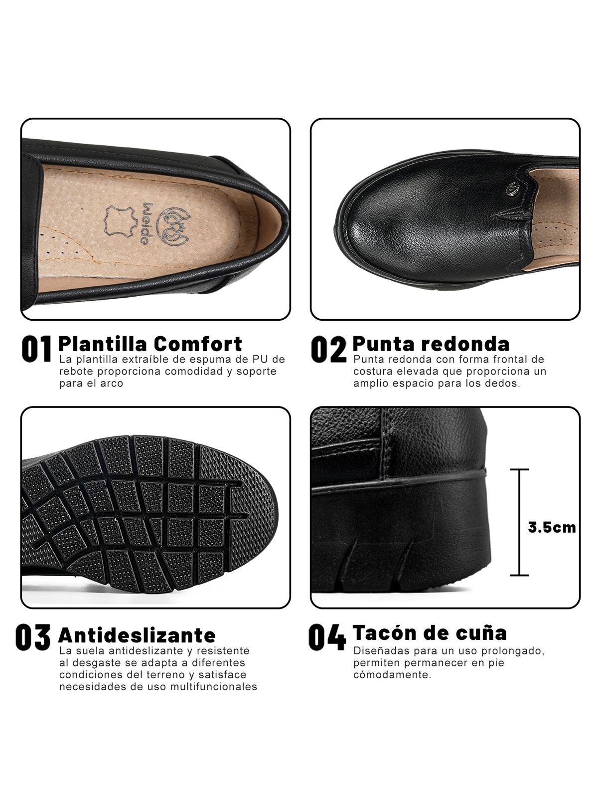 Mocasin Casual Mujer Eco Cuero Vintage Comodo Weide JML11-8