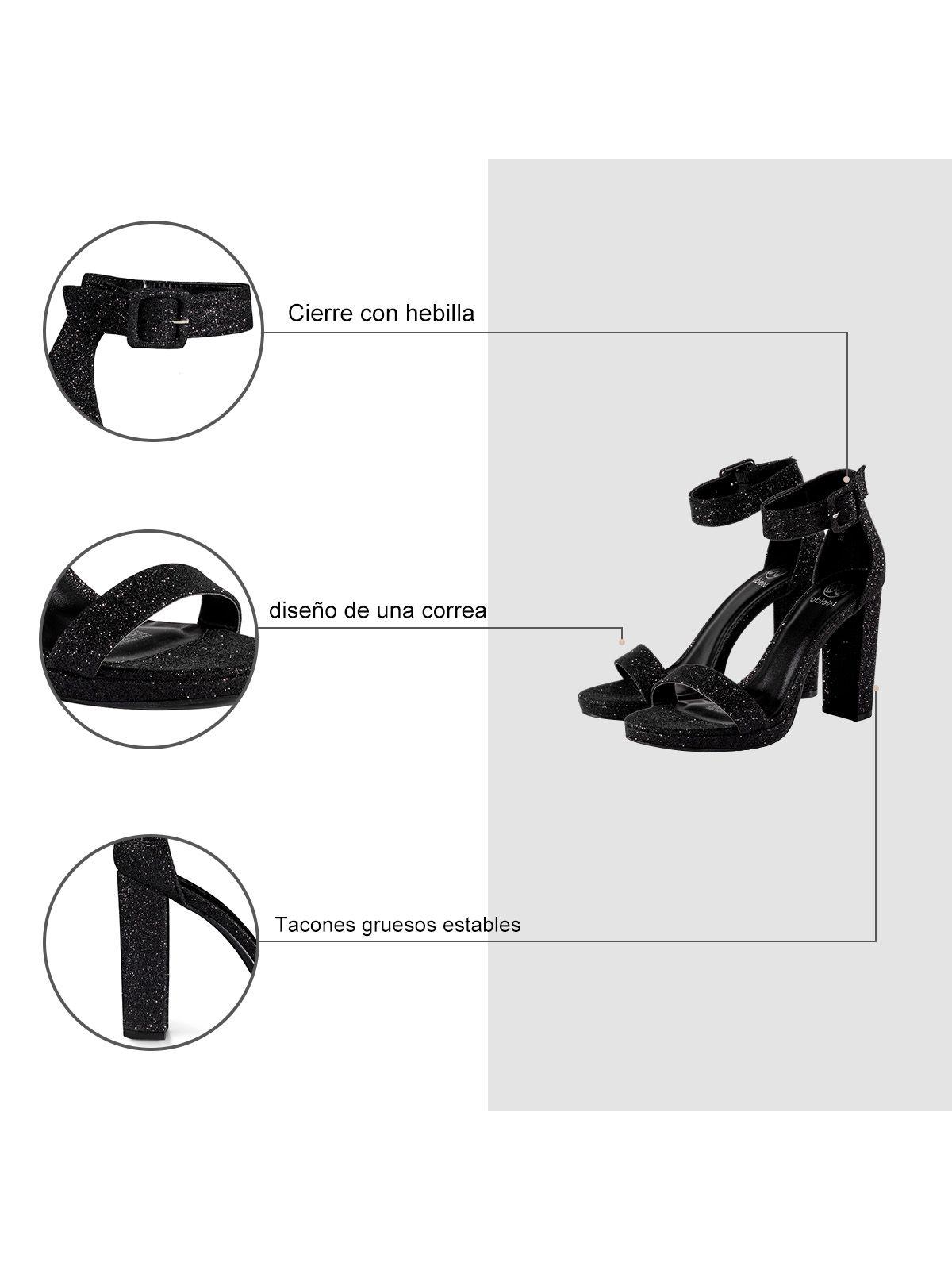 Sandalias Fiesta Carmen Negro Weide-5