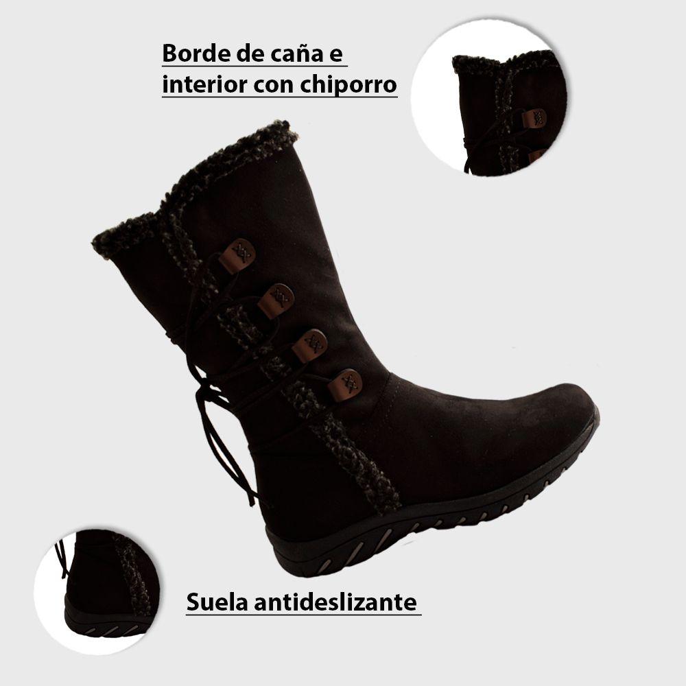 Bota Izzie Negro Weide-5