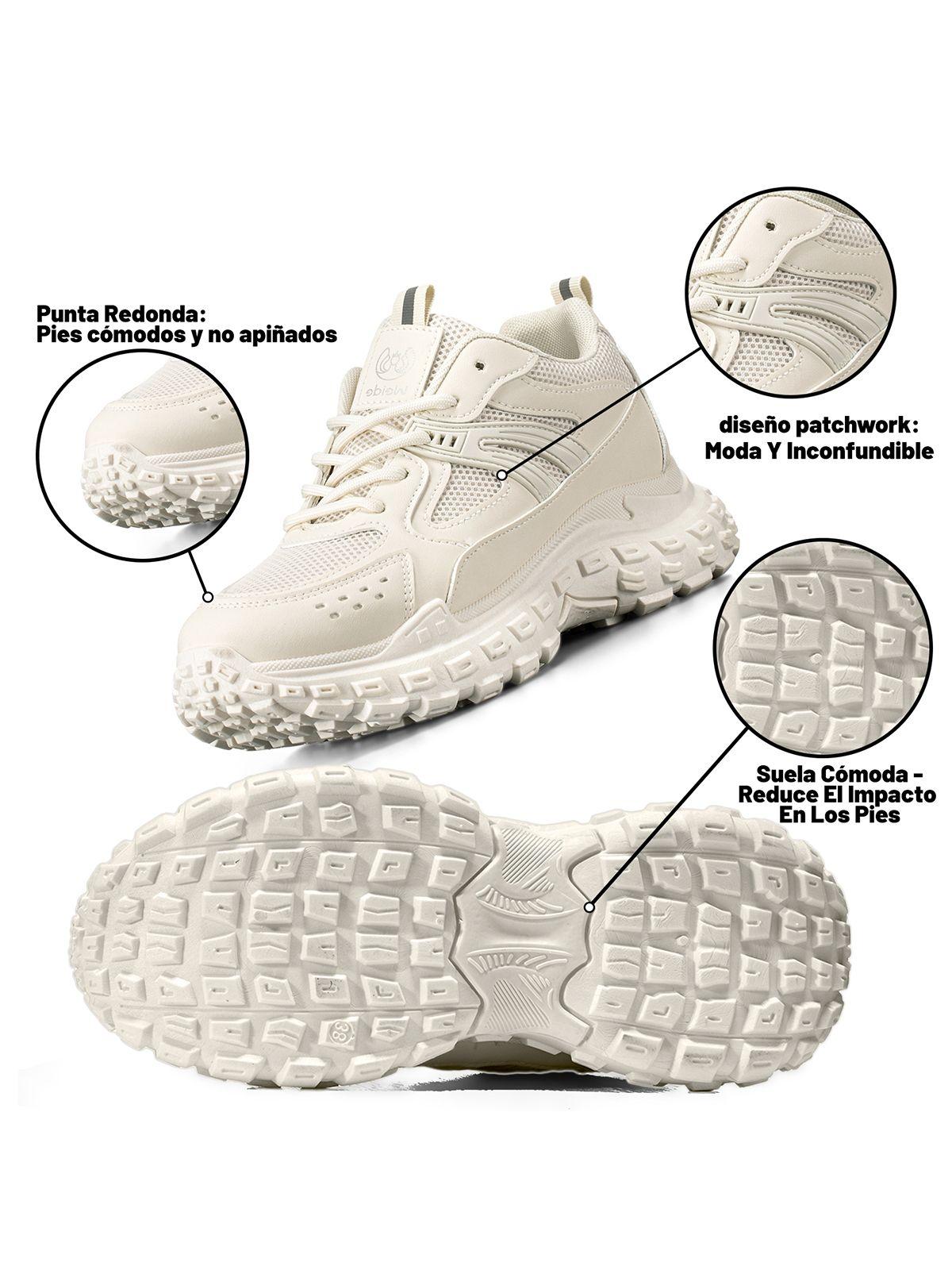 Zapatillas Beige Casual Mujer Weide SL03-5