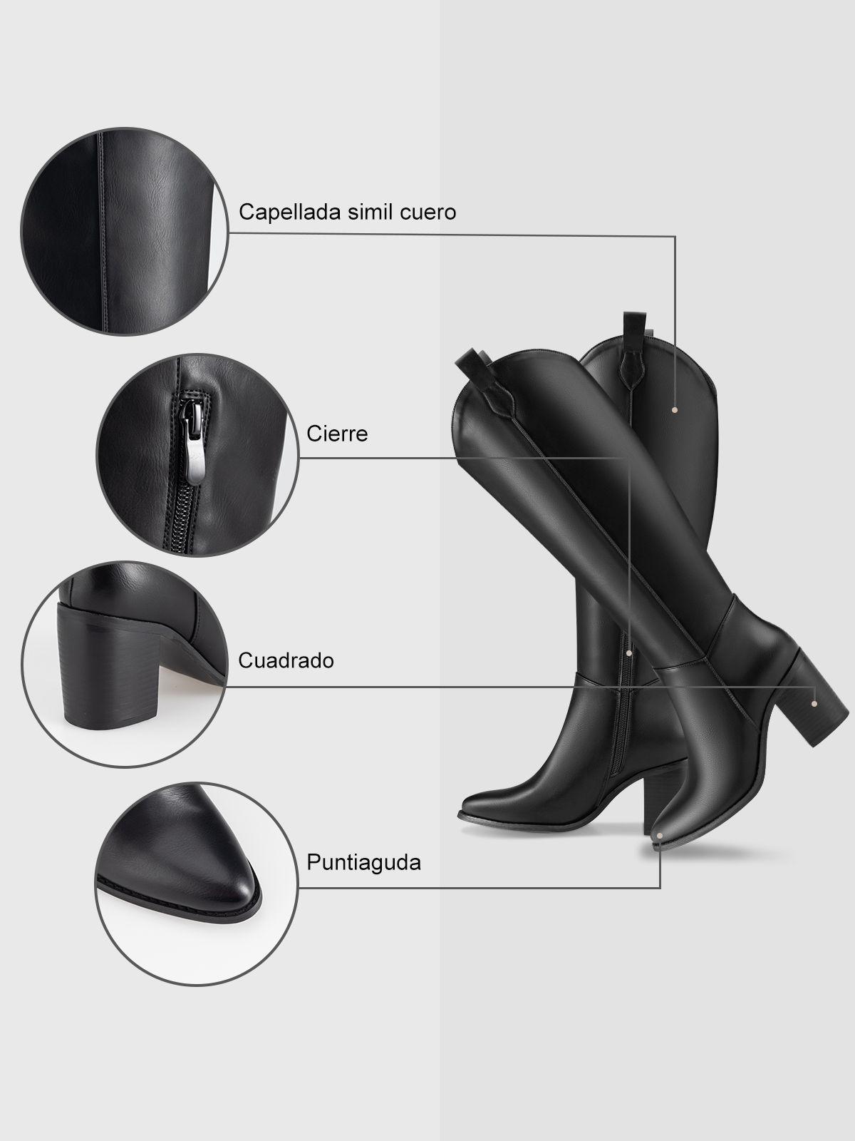 Bota Mujer Ainara Negro Weide-6