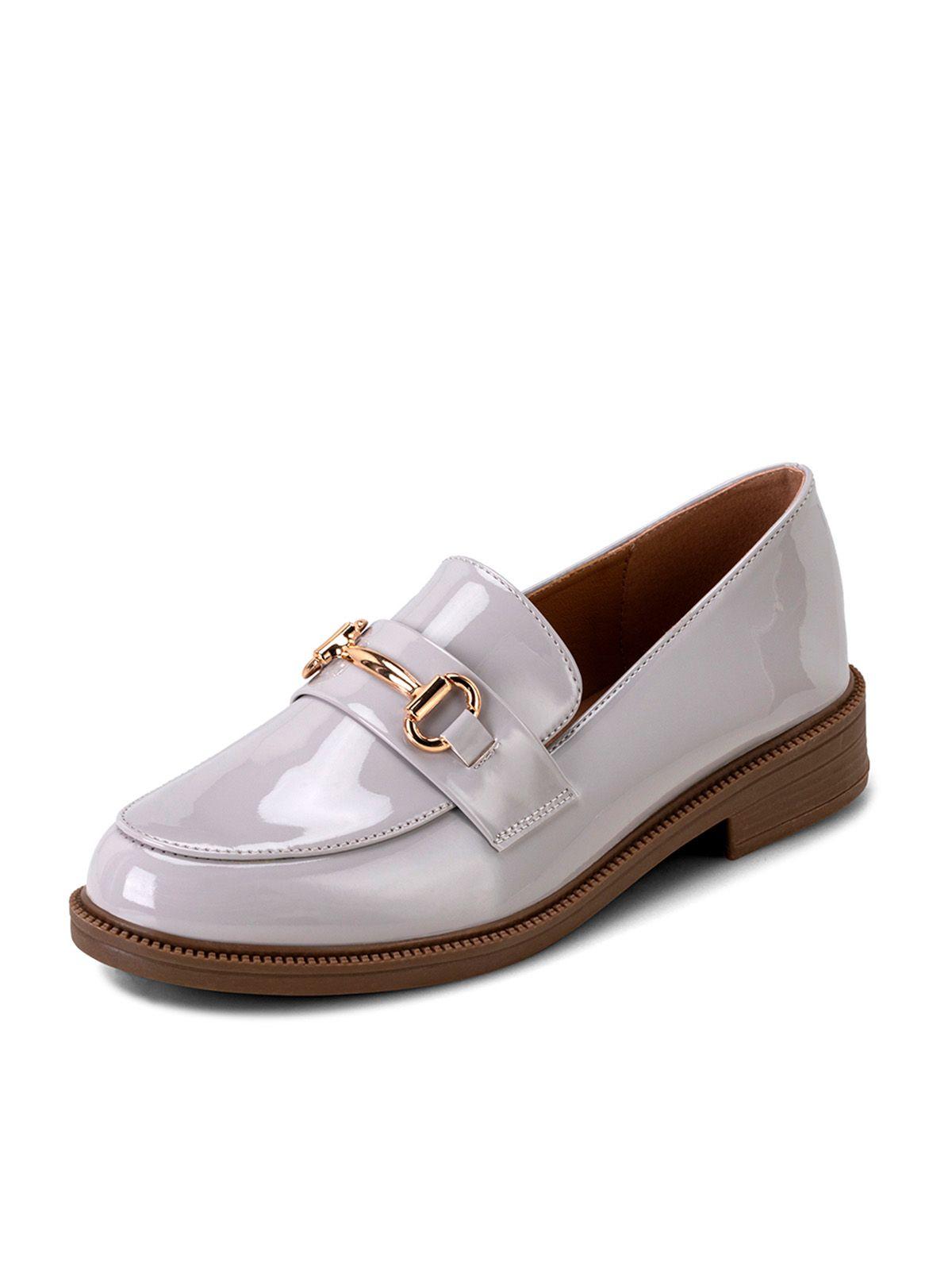 Zapato Taco Plateado Casual JN22 Weide-0