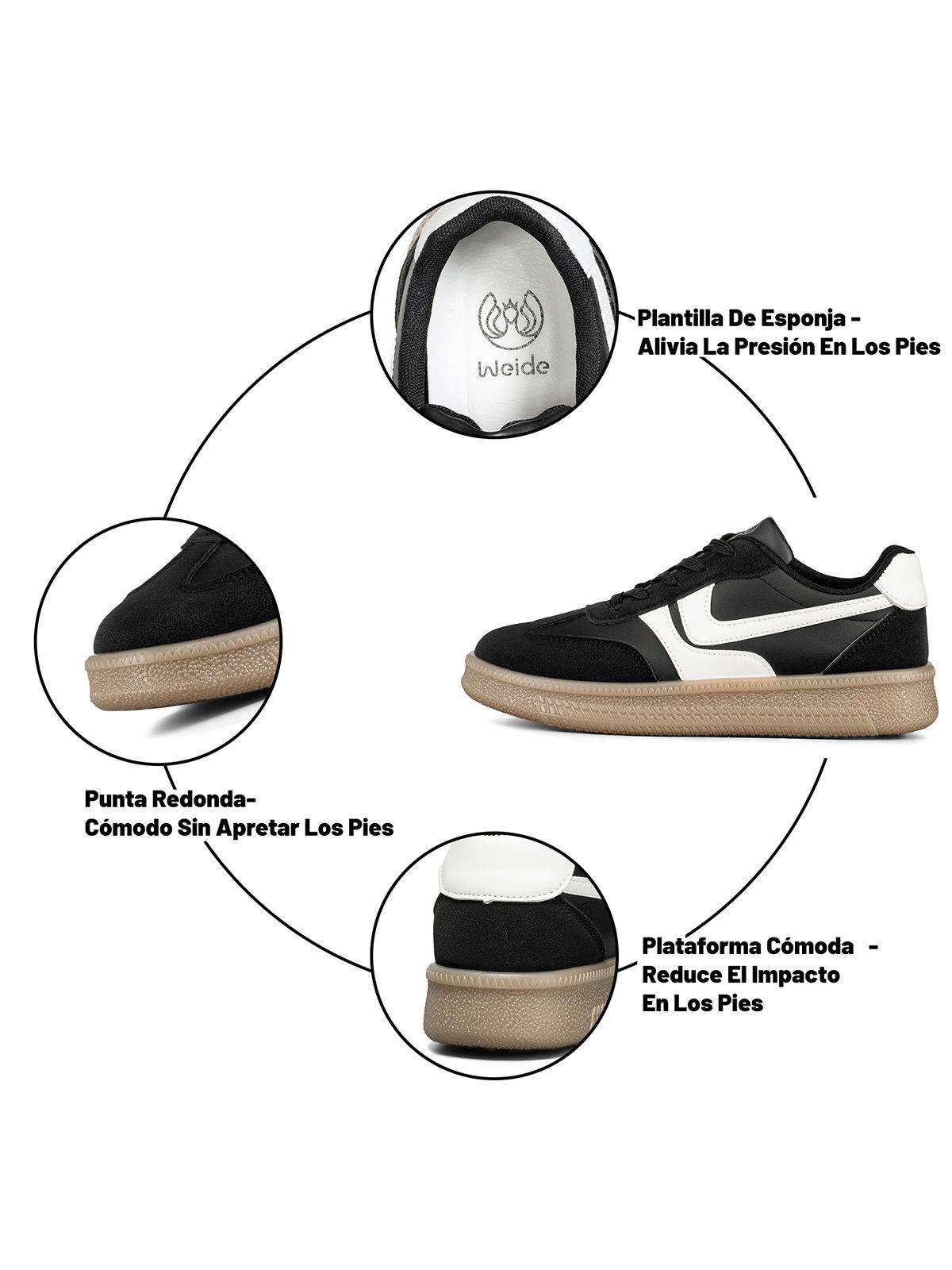 Zapatilla Casual Urbana Mujer Con Plataforma Weide HX500-9