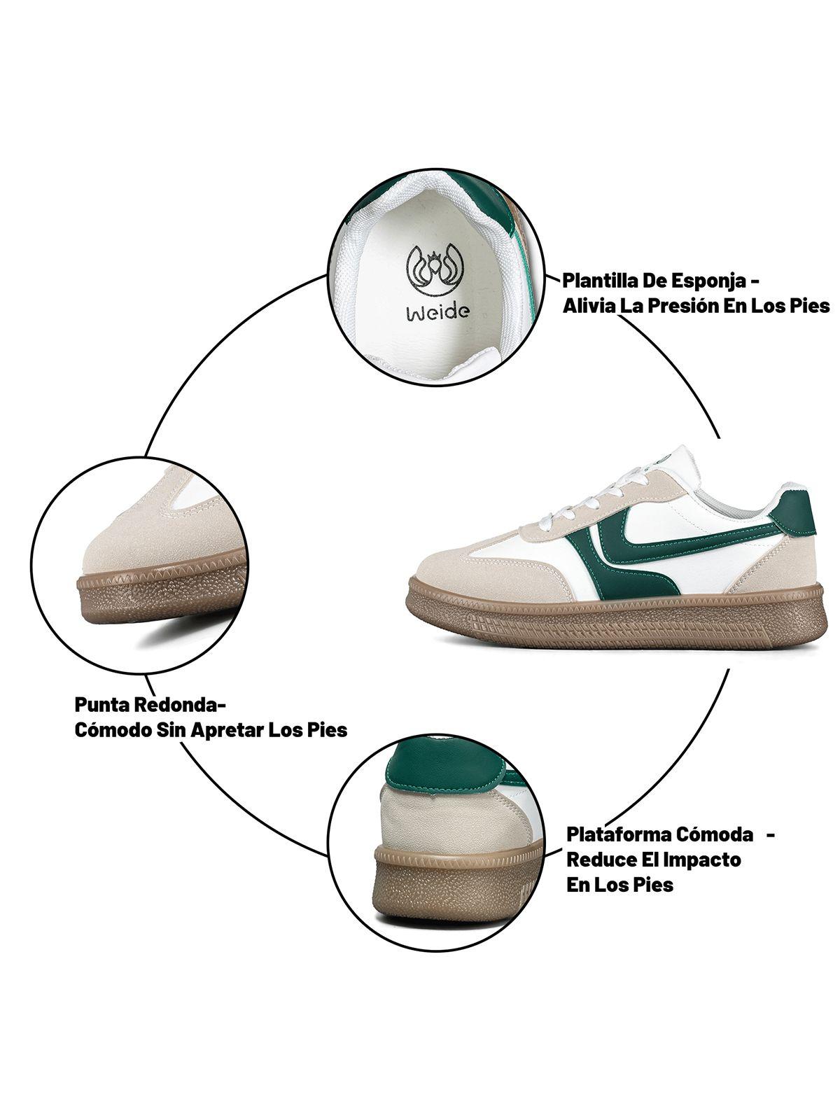 Zapatilla Casual Urbana Mujer Con Plataforma Weide HX500-9
