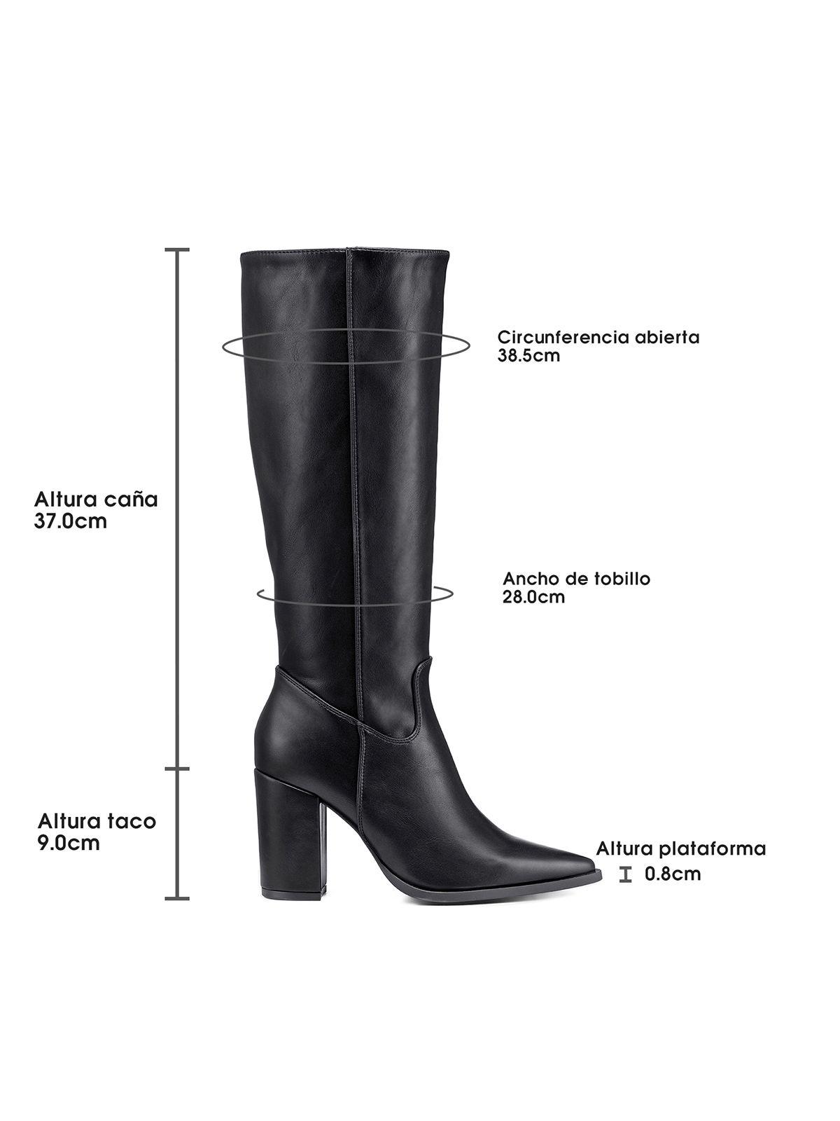Bota Taco Mujer Urbana PU Weide QBM28-6