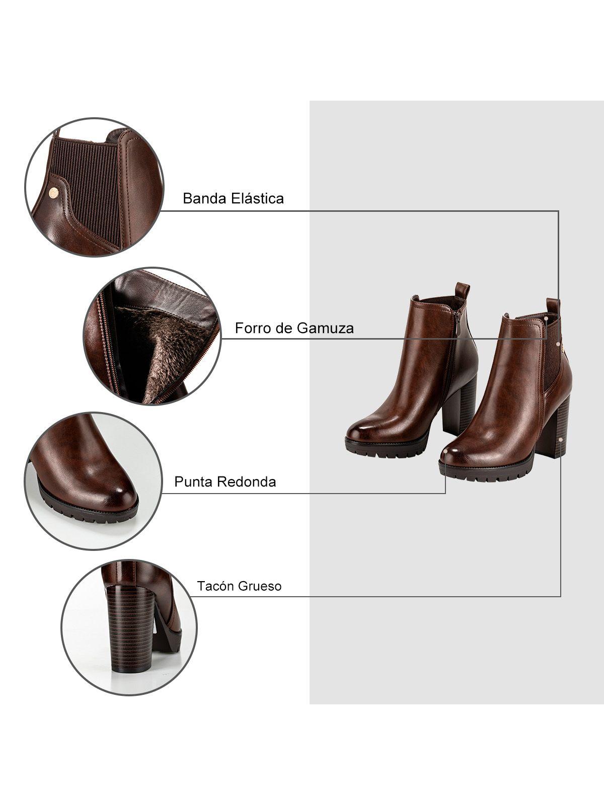 Botin Marron Casual Mujer Weide QBM06-7