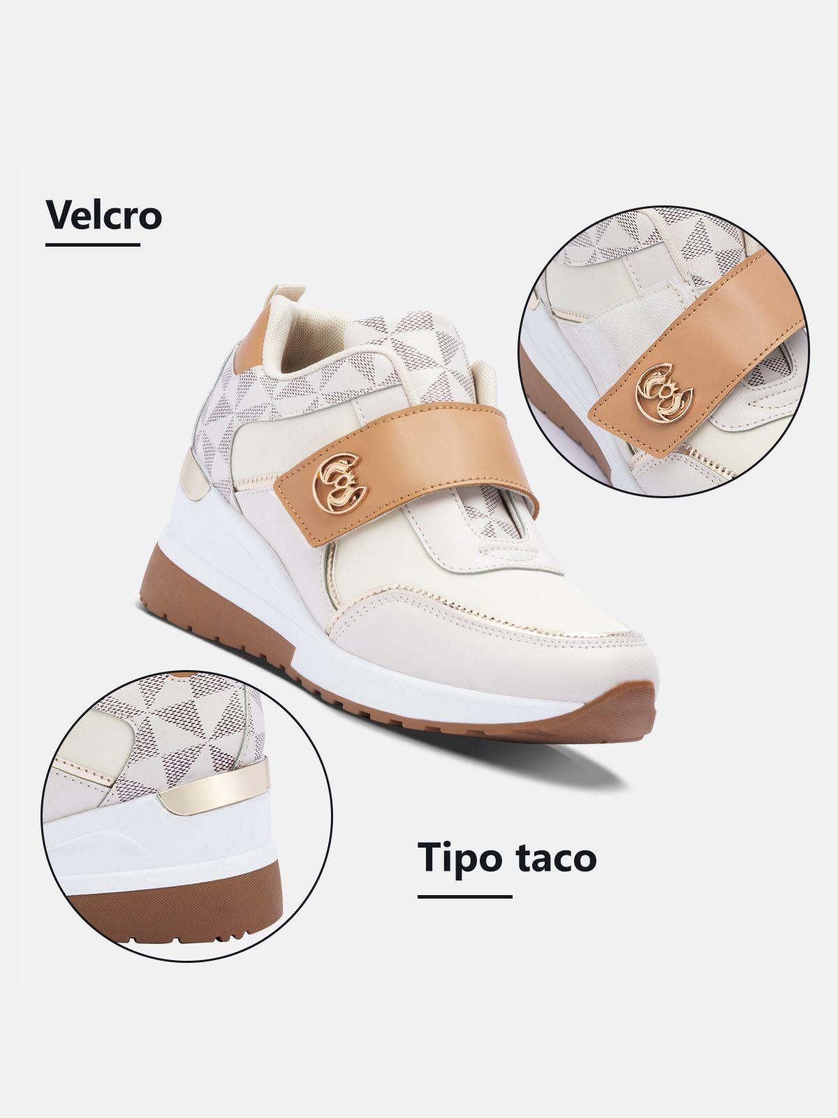 Zapatilla Mujer Julieta Beige Weide-6
