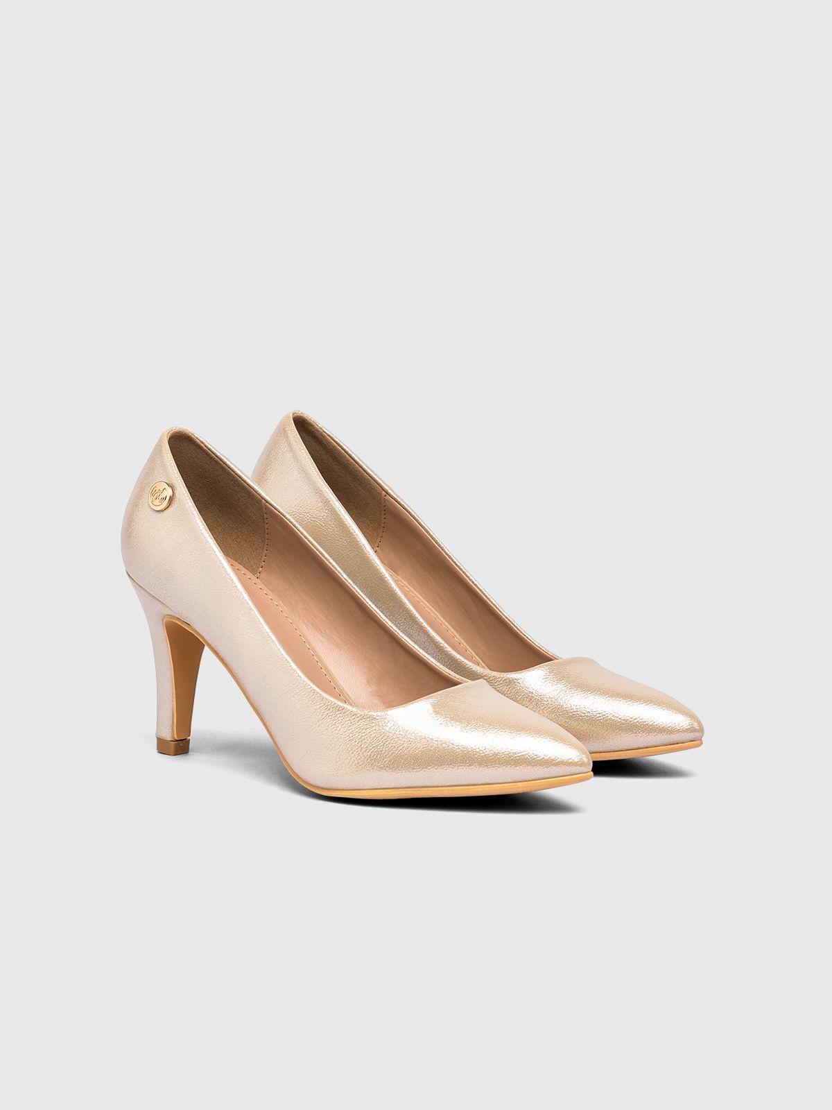 Zapato Fiesta Mujer Marlene Dorado Weide-4