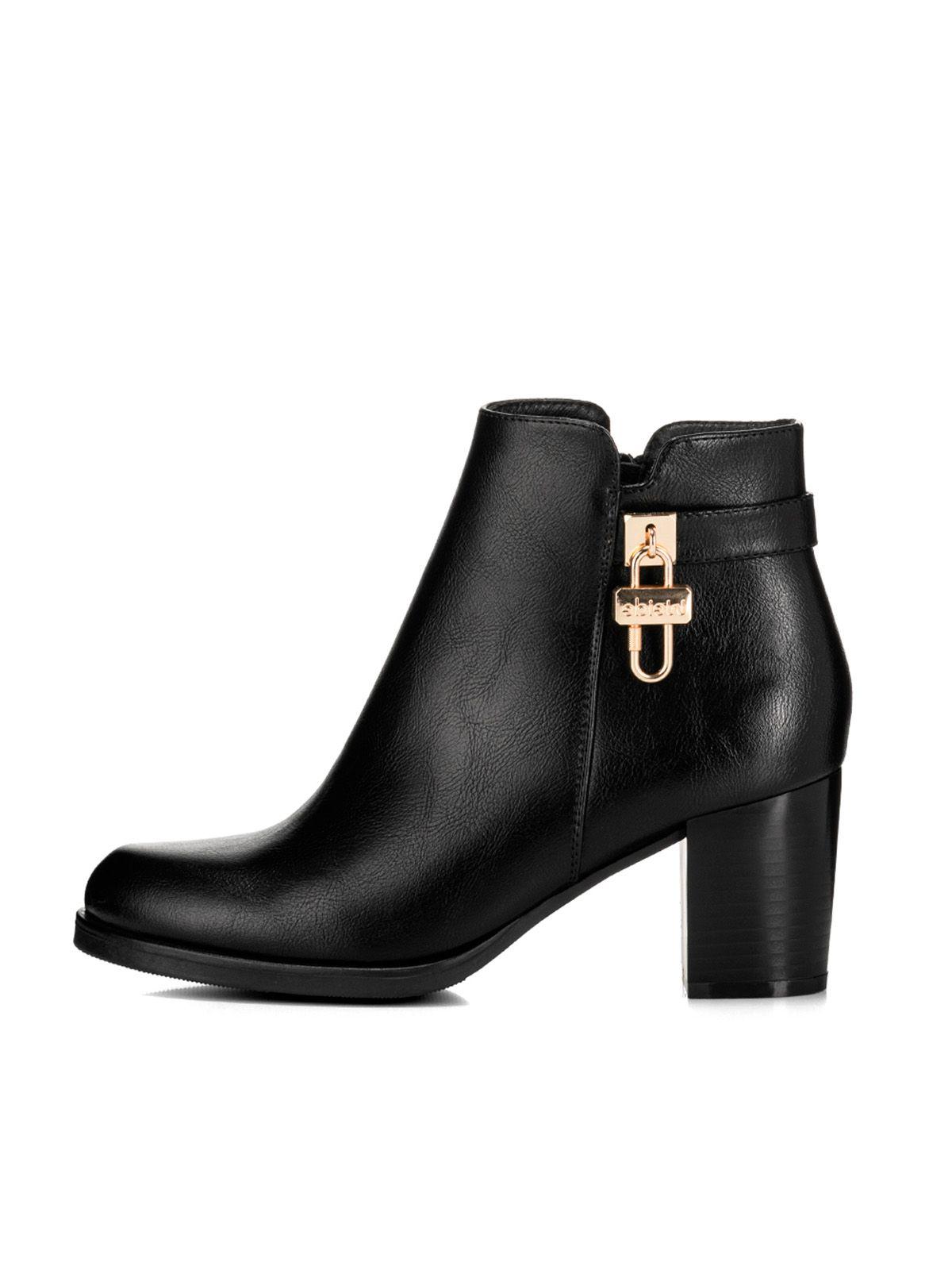 Botin Negro Casual Mujer Weide QBM03-2