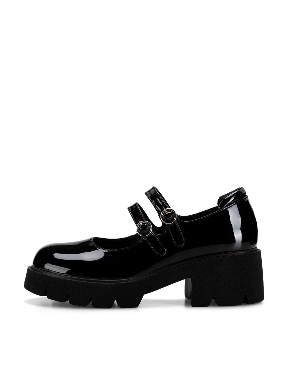 Zapato Taco Negro Casual Mujer Weide YL57-2