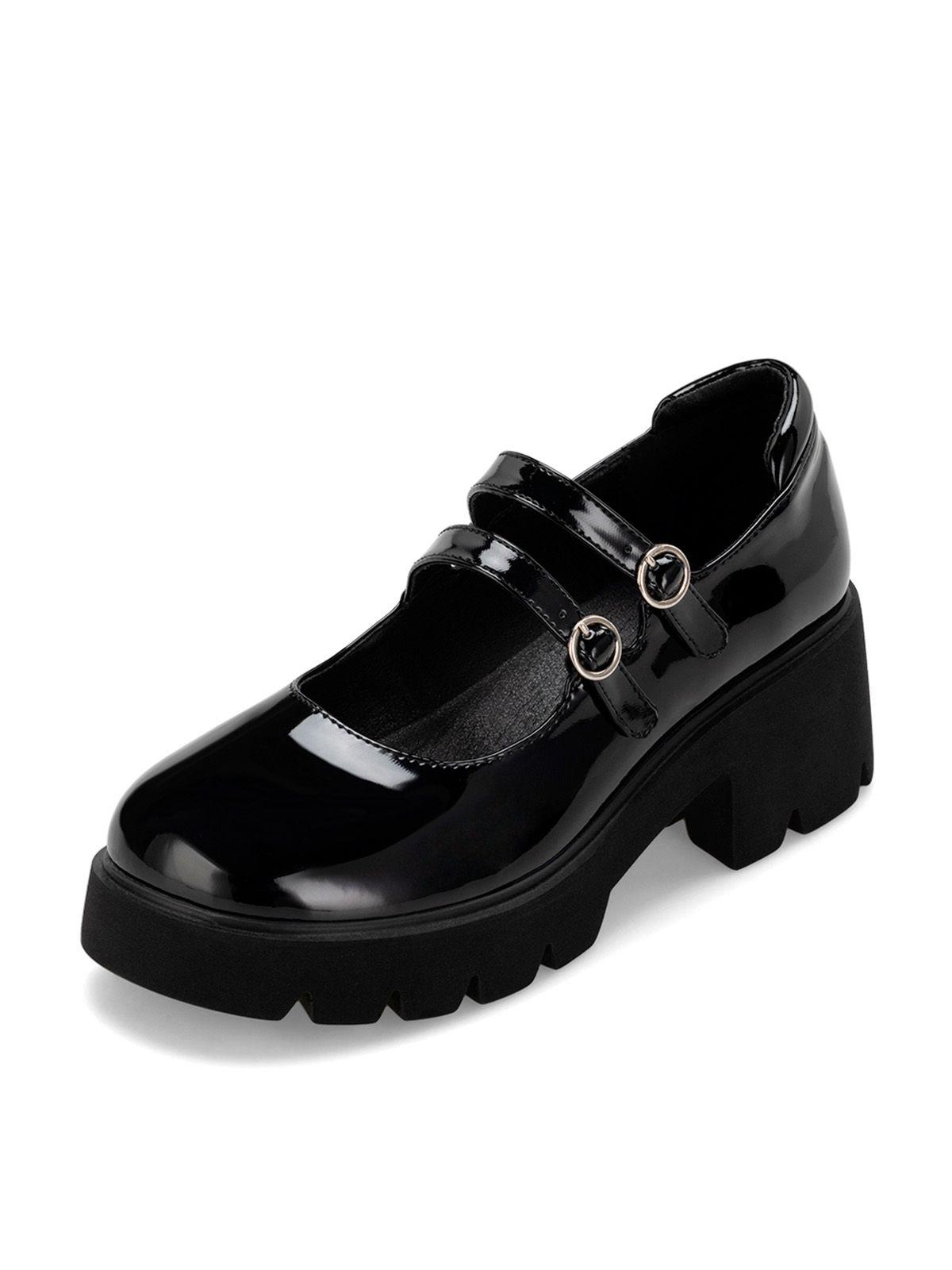 Zapato Taco Negro Casual Mujer Weide YL57-4