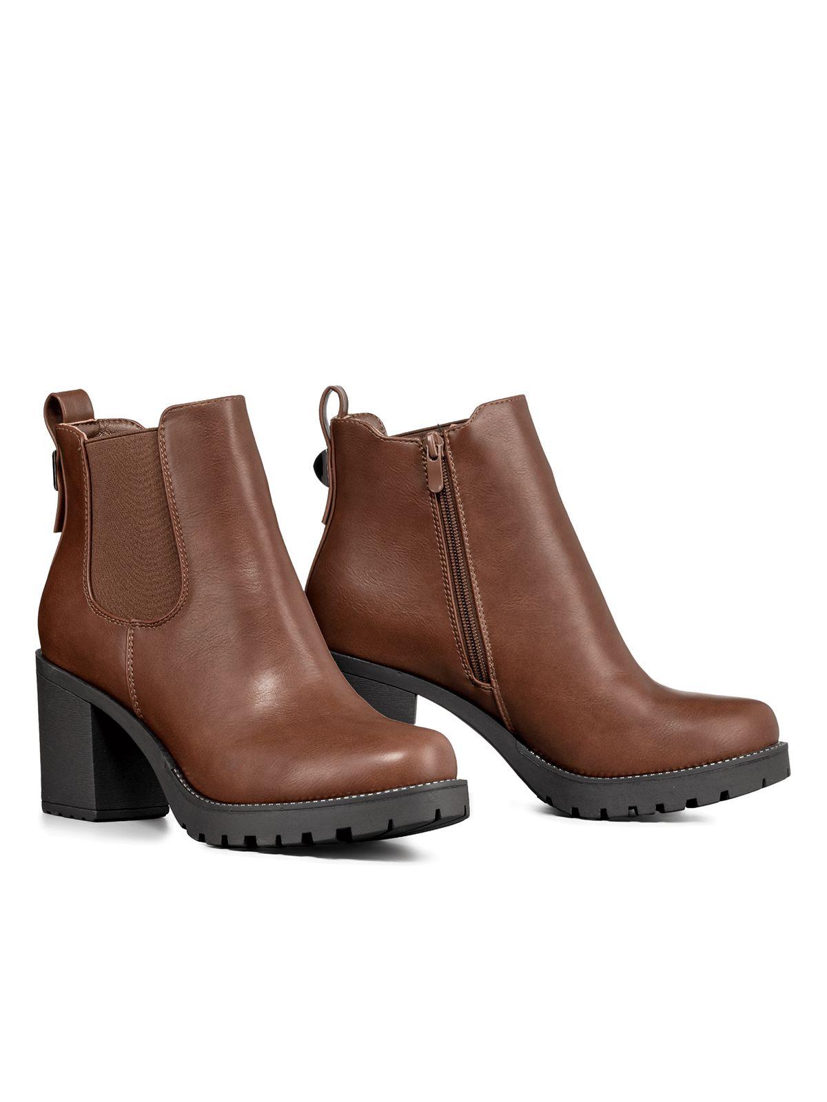 Botin Marron Casual Mujer Weide ZS37-2