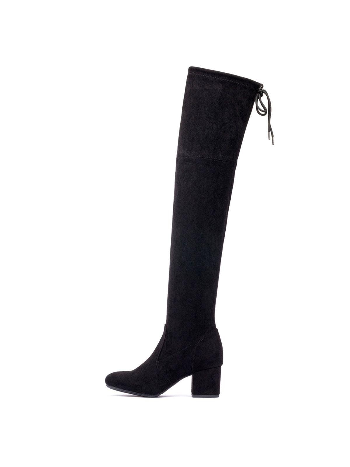 Bota Negro Casual Mujer Weide HX273-2