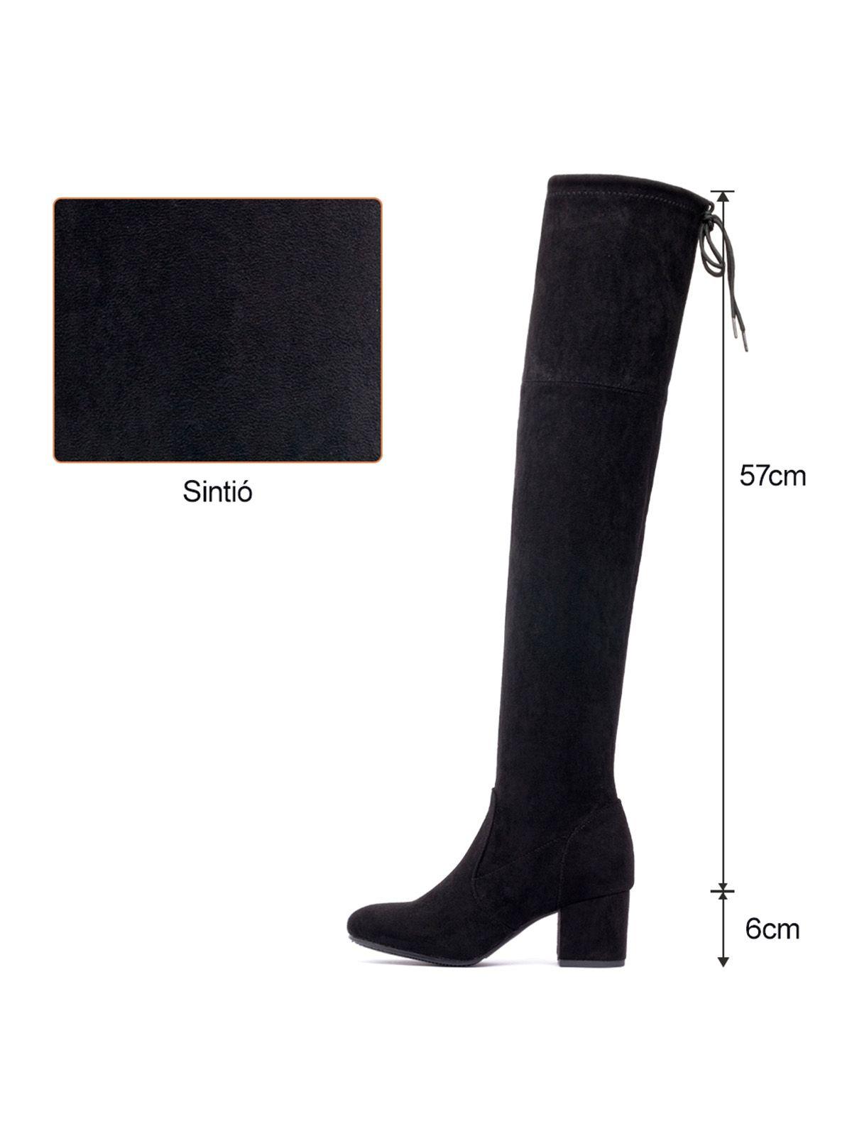 Bota Negro Casual Mujer Weide HX273-6